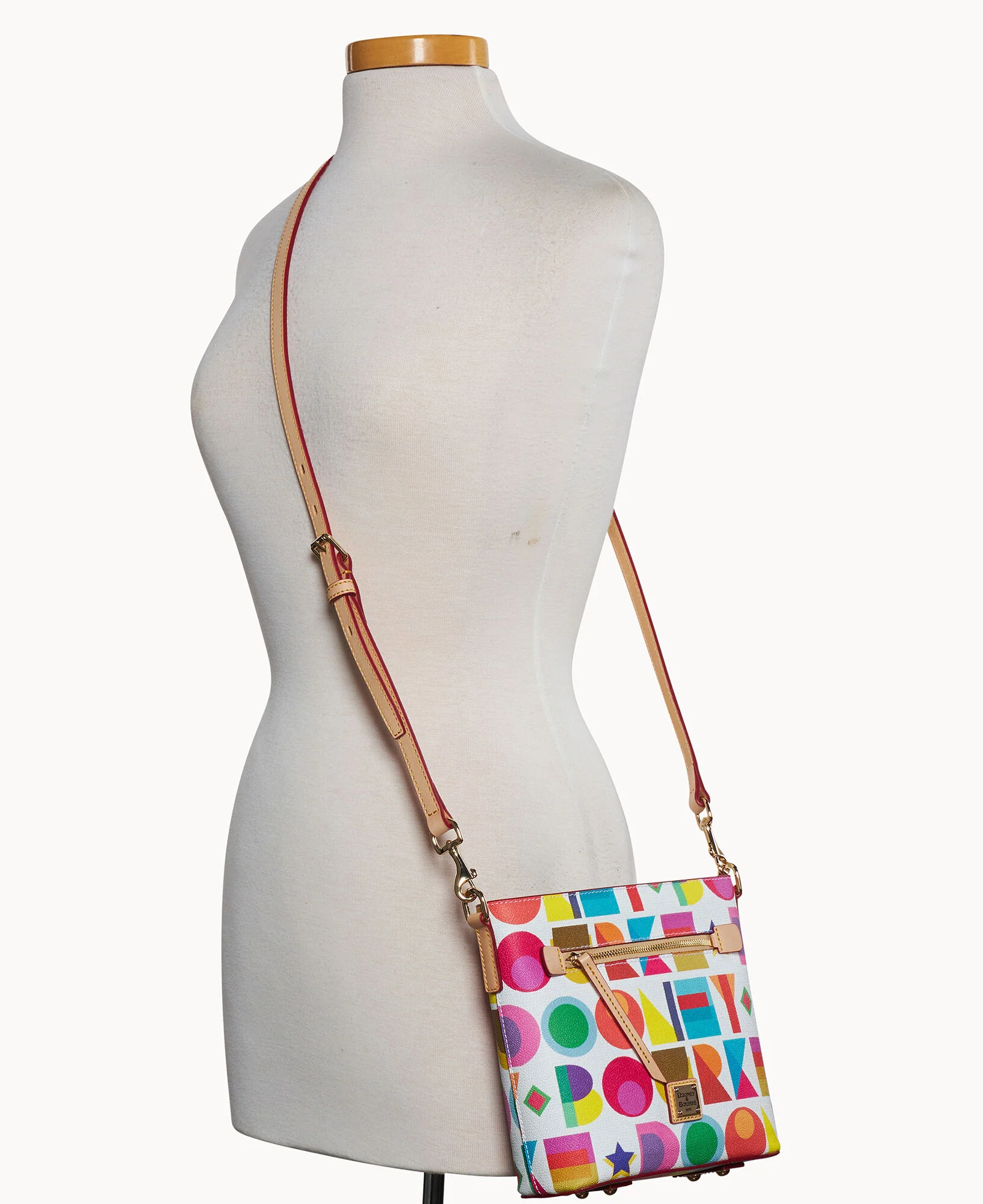Art Deco Small Zip Crossbody - Image 8