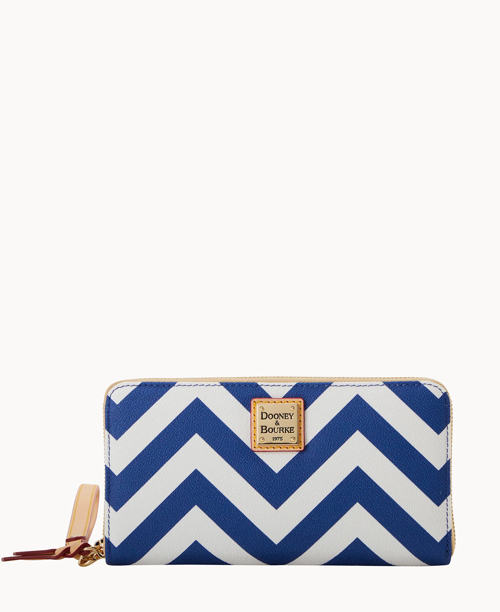 Chevron Large Zip Around Wallet - Image 10