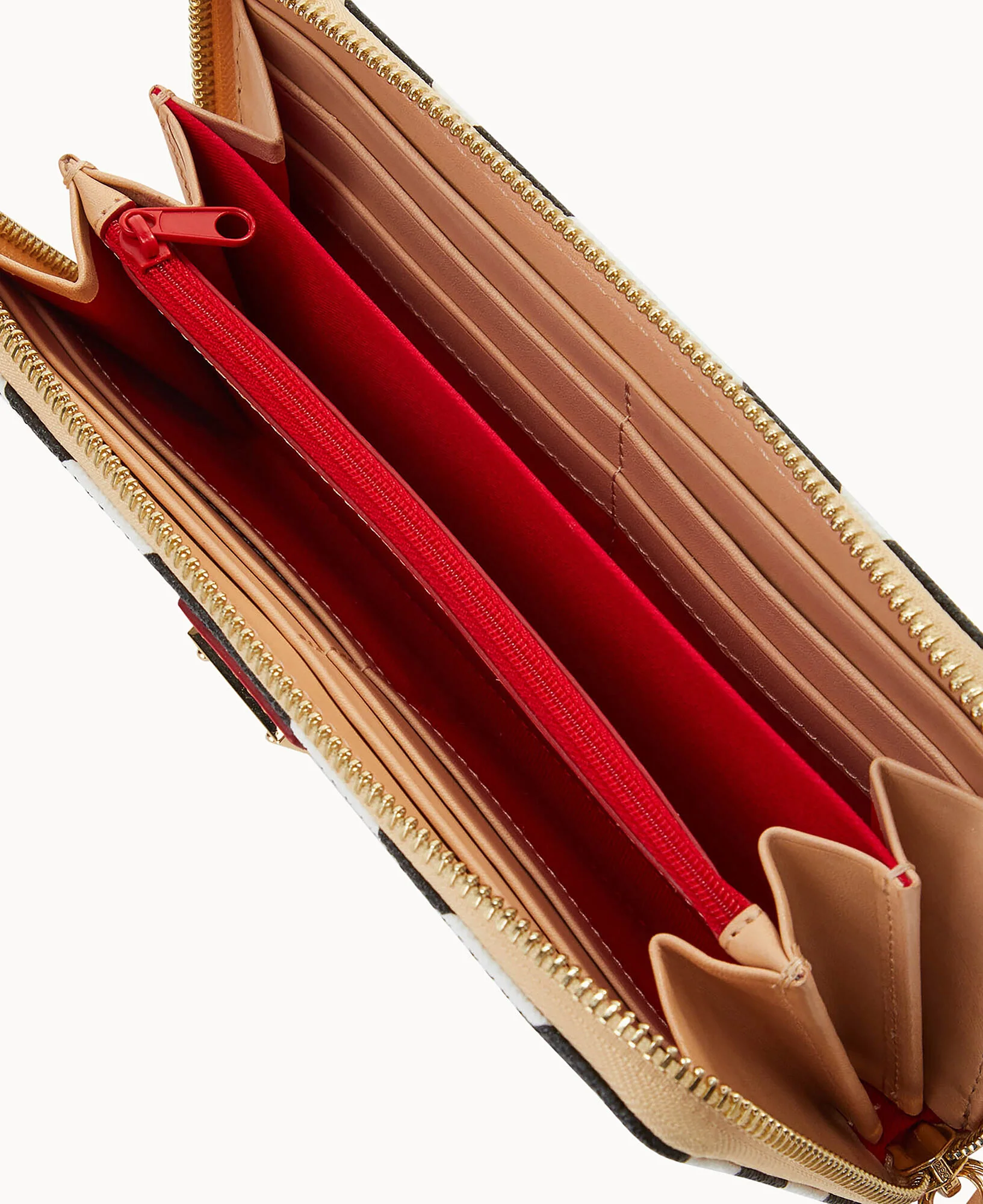 Chevron Large Zip Around Wallet - Image 12