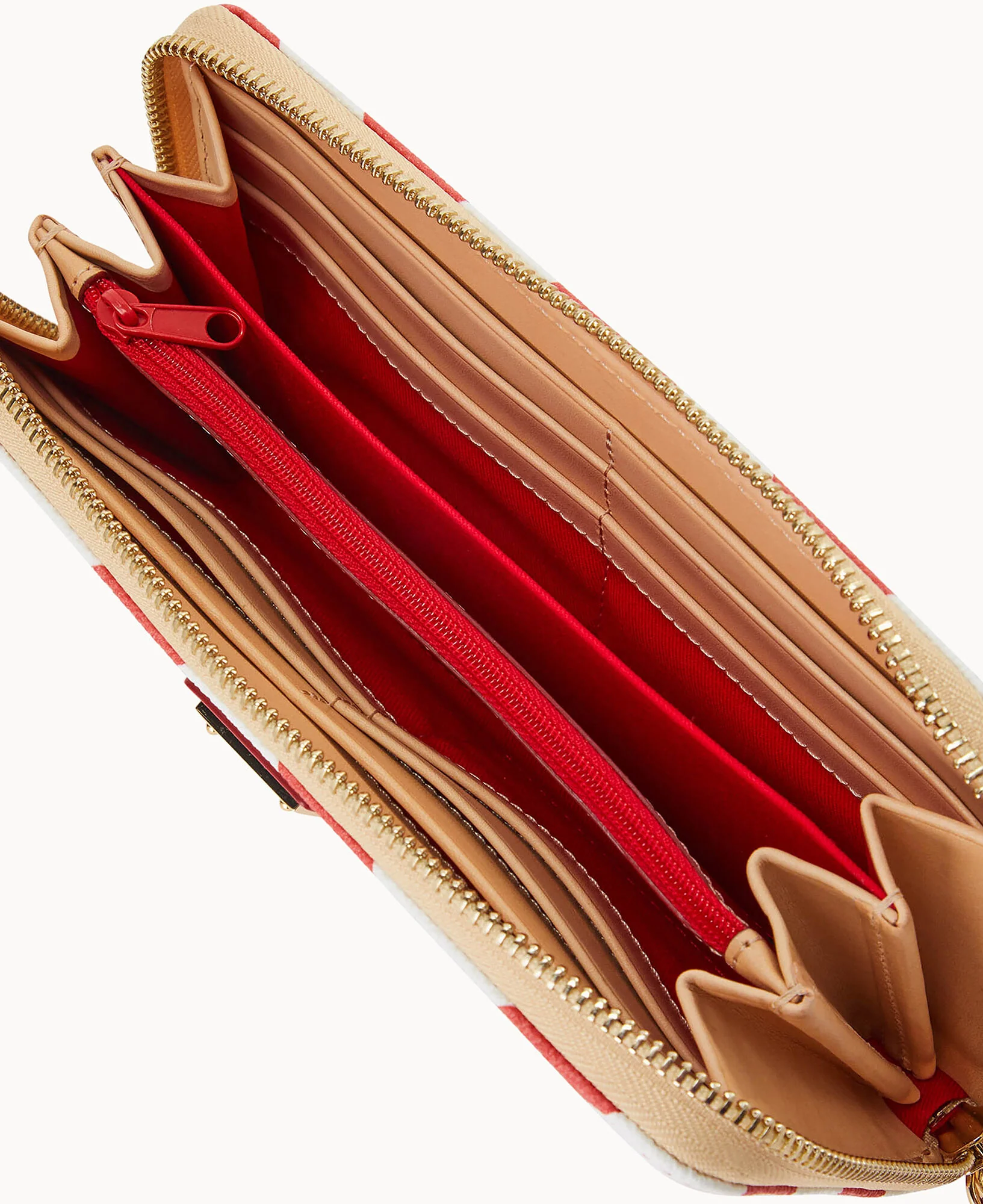 Chevron Large Zip Around Wallet - Image 15