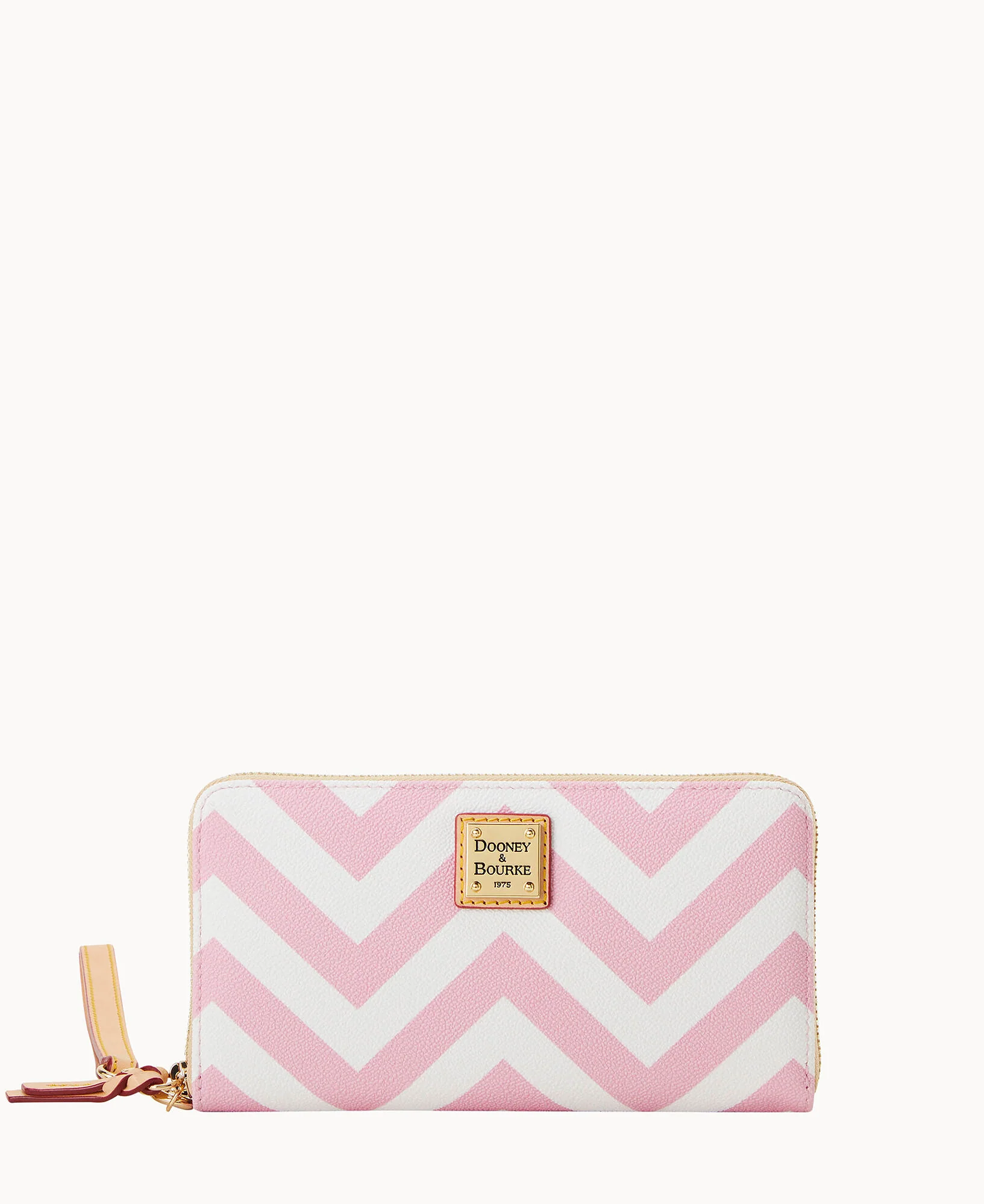 Chevron Large Zip Around Wallet - Image 4