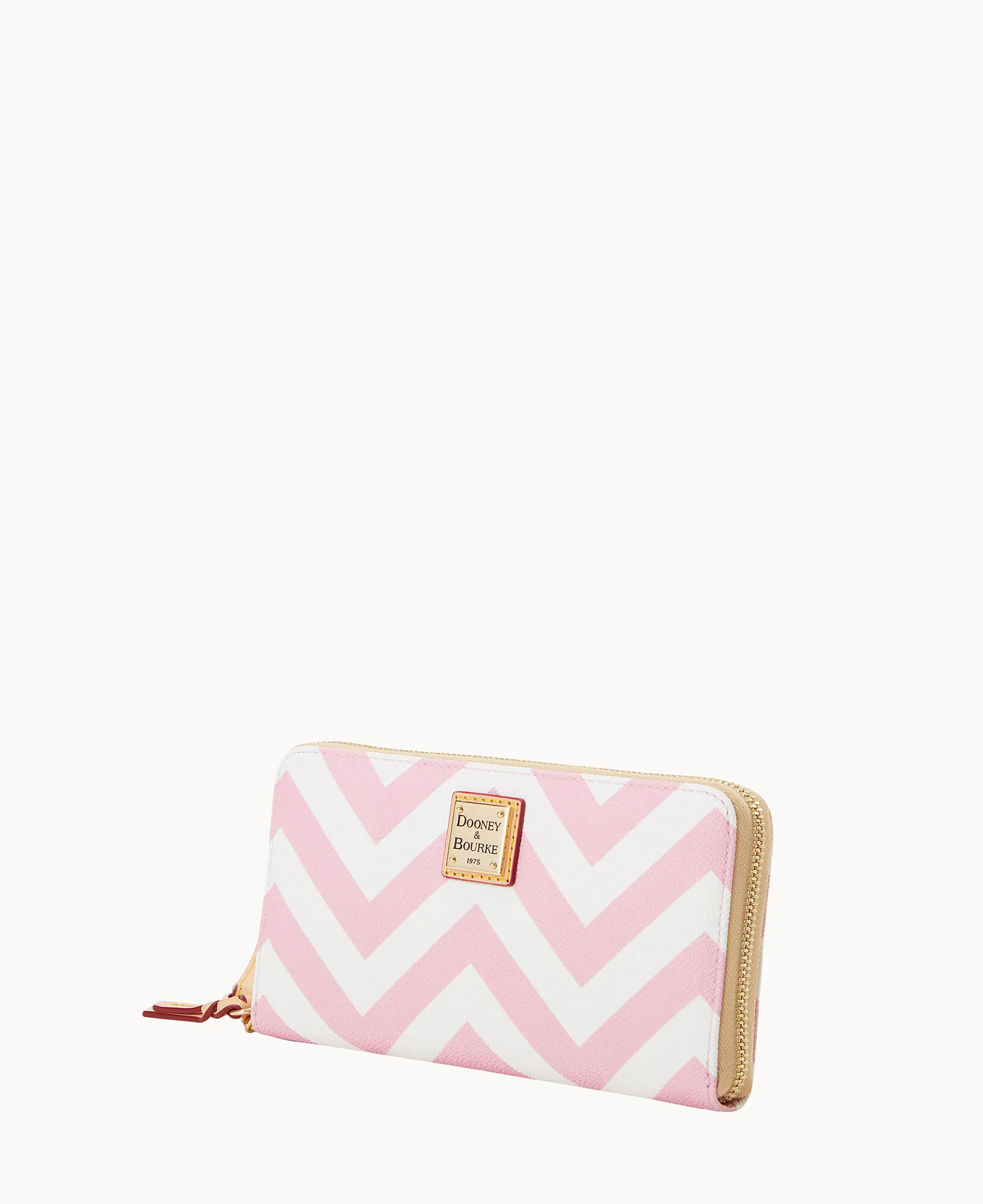 Chevron Large Zip Around Wallet - Image 5