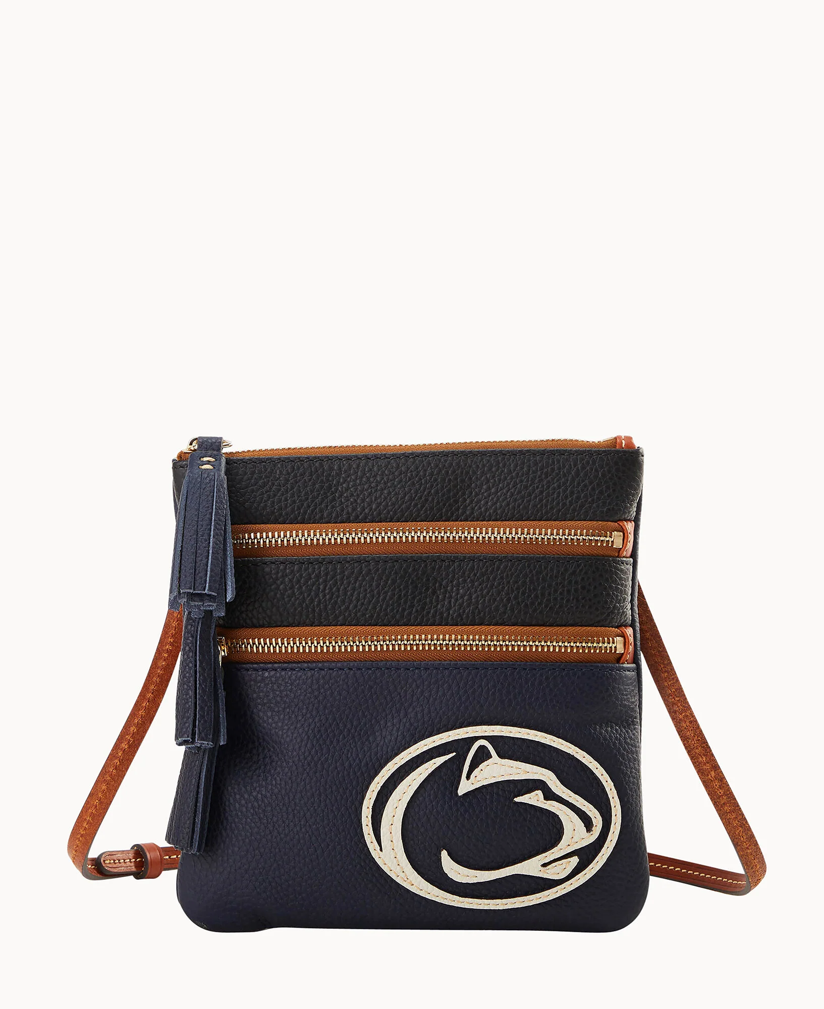 Collegiate Penn State University Triple Zip Crossbody