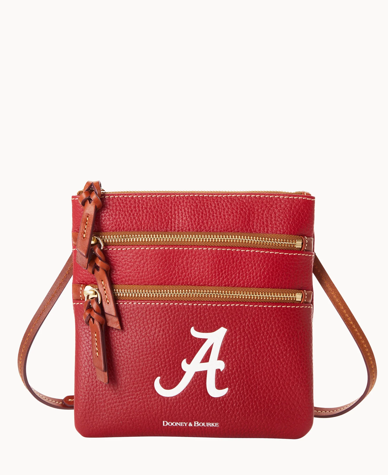 Collegiate University of Alabama Triple Zip Crossbody