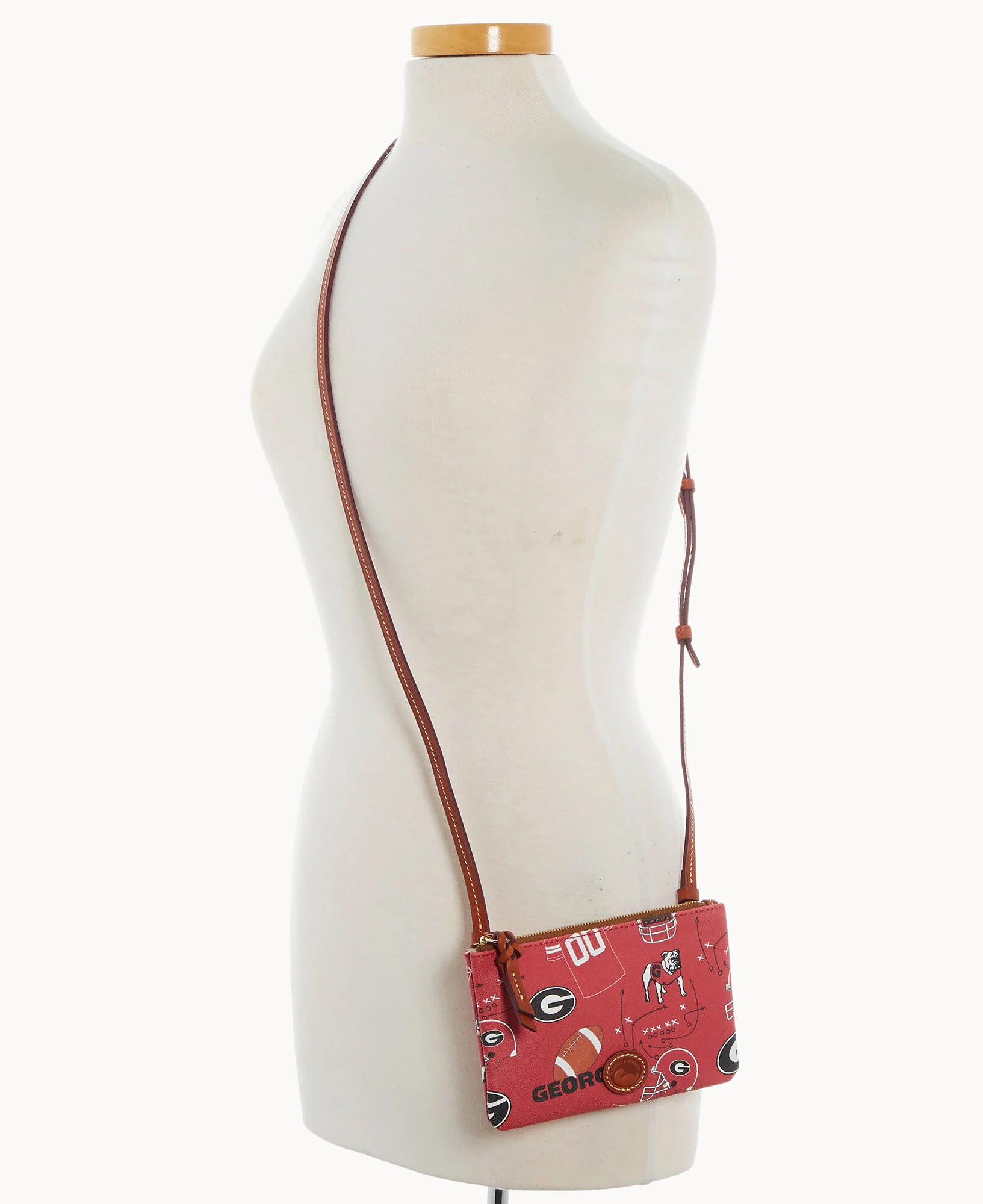 Collegiate University of Georgia Top Zip Crossbody - Image 4