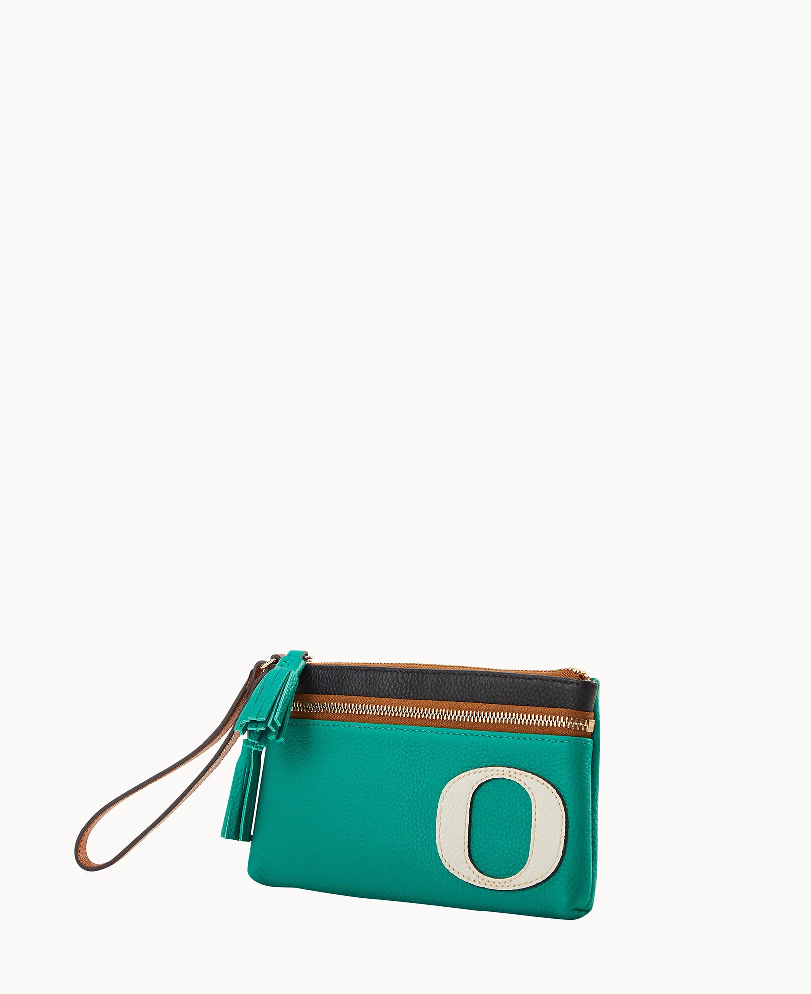 Collegiate University of Oregon Double Zip Wristlet - Image 2