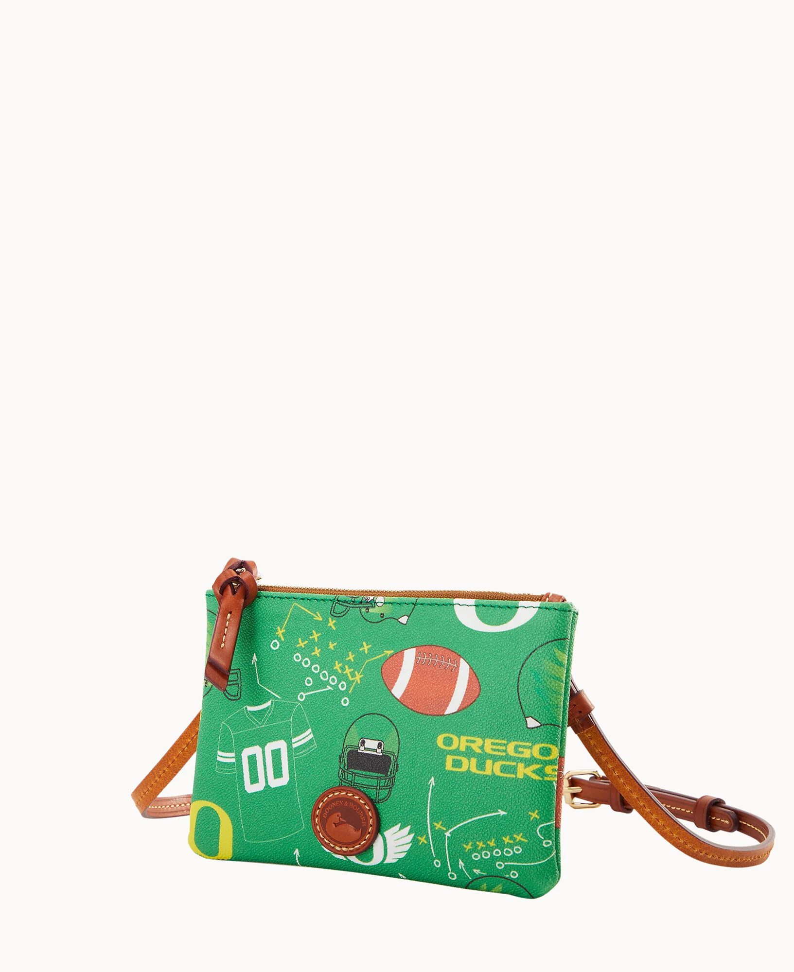 Collegiate University of Oregon Top Zip Crossbody - Image 2
