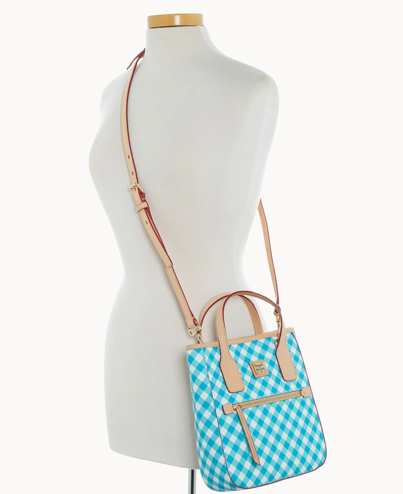 Gingham II Small Handle Tote - Image 3