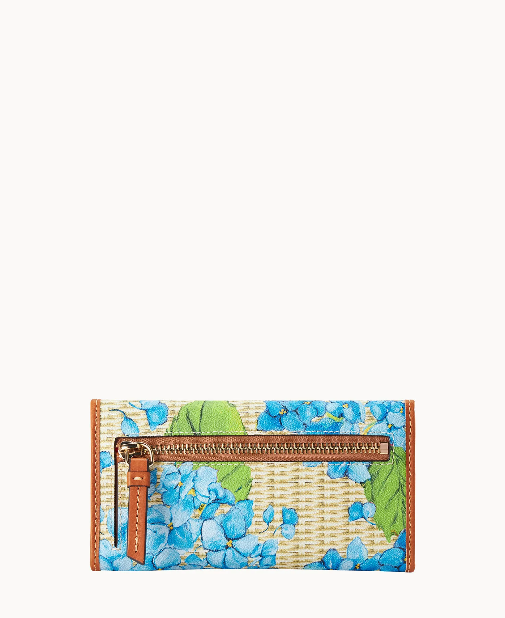 Hydrangea Basketweave Continental Clutch - Image 12