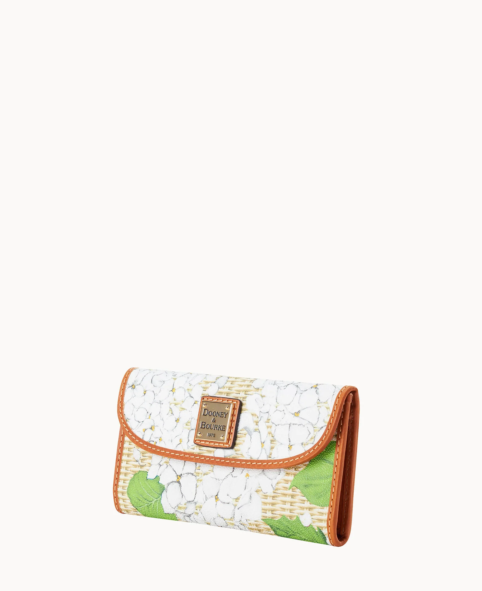 Hydrangea Basketweave Continental Clutch - Image 14