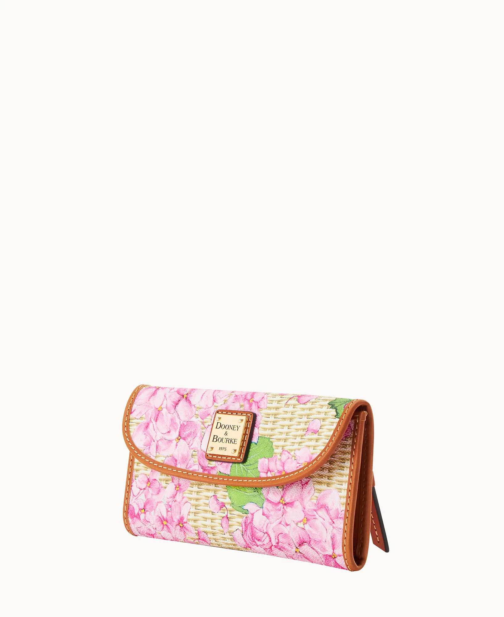 Hydrangea Basketweave Continental Clutch - Image 2