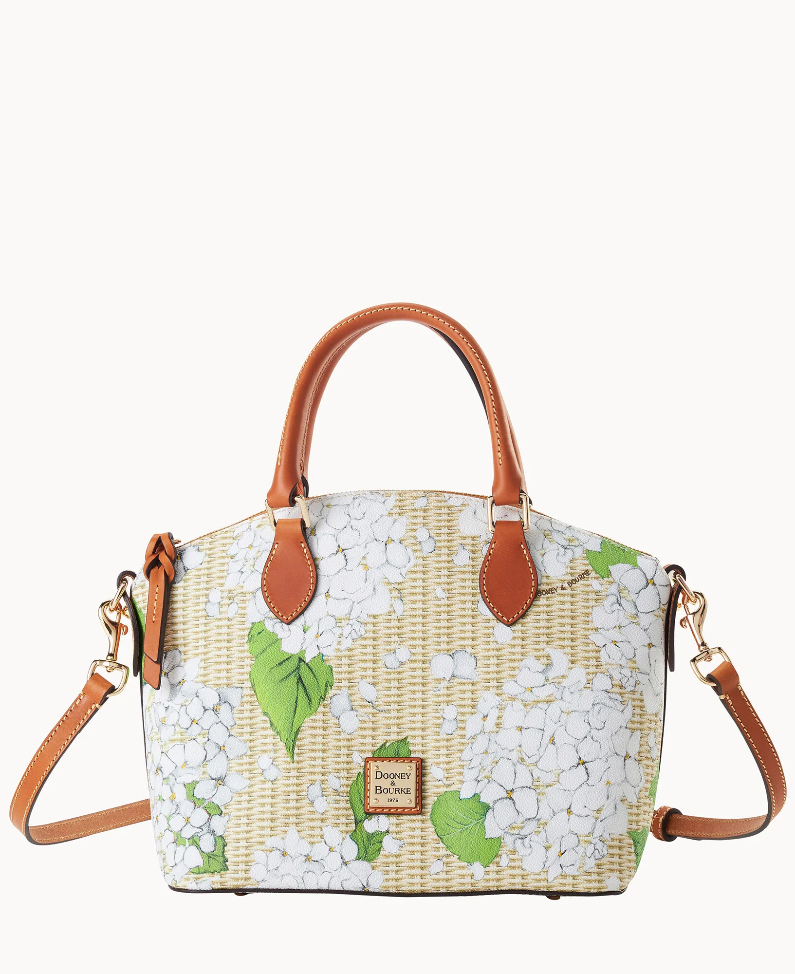 Hydrangea Basketweave Geena Satchel - Image 13