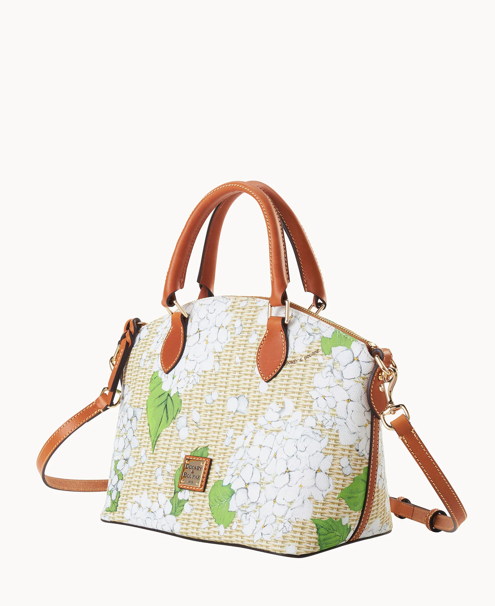 Hydrangea Basketweave Geena Satchel - Image 14