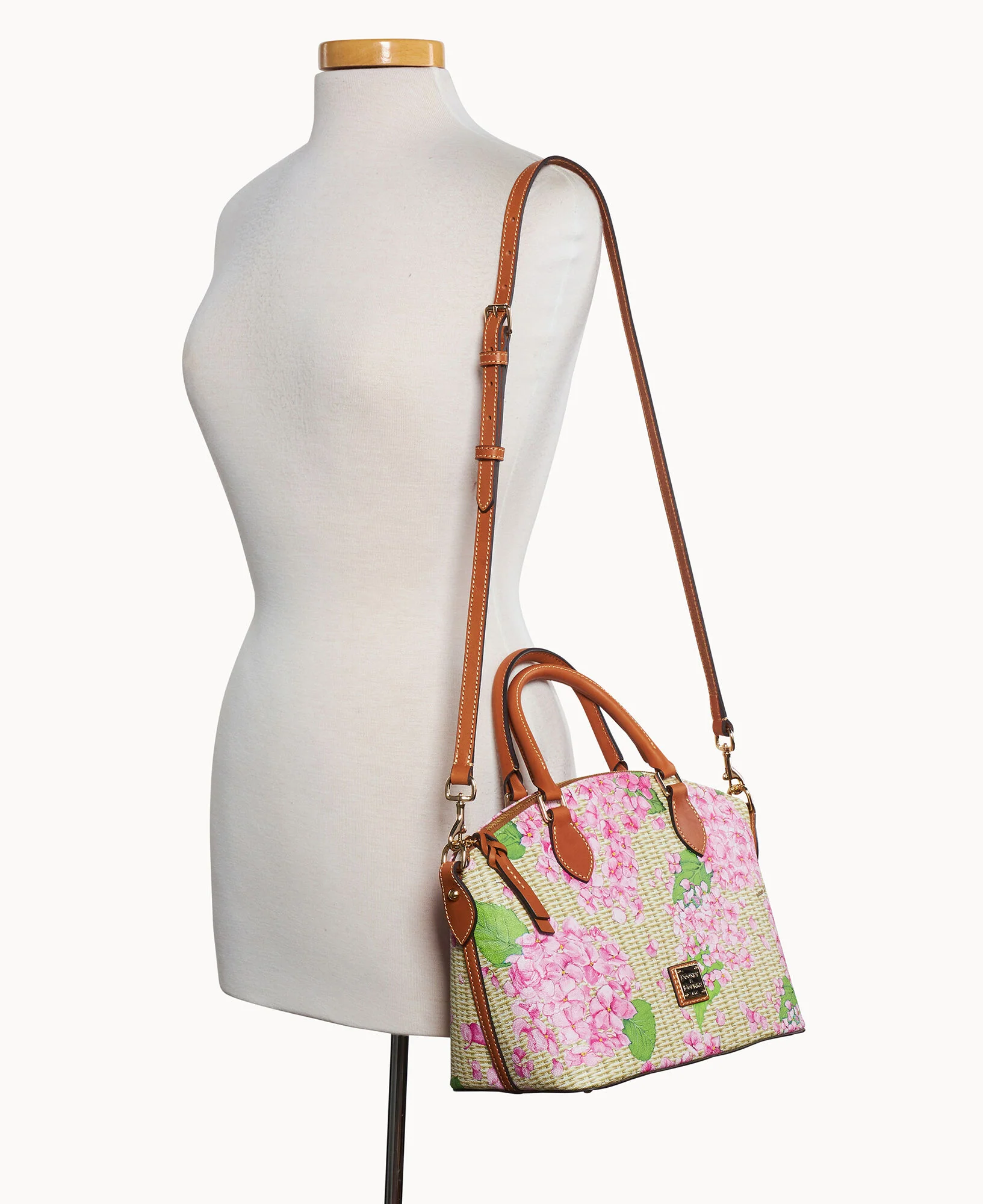 Hydrangea Basketweave Geena Satchel - Image 4