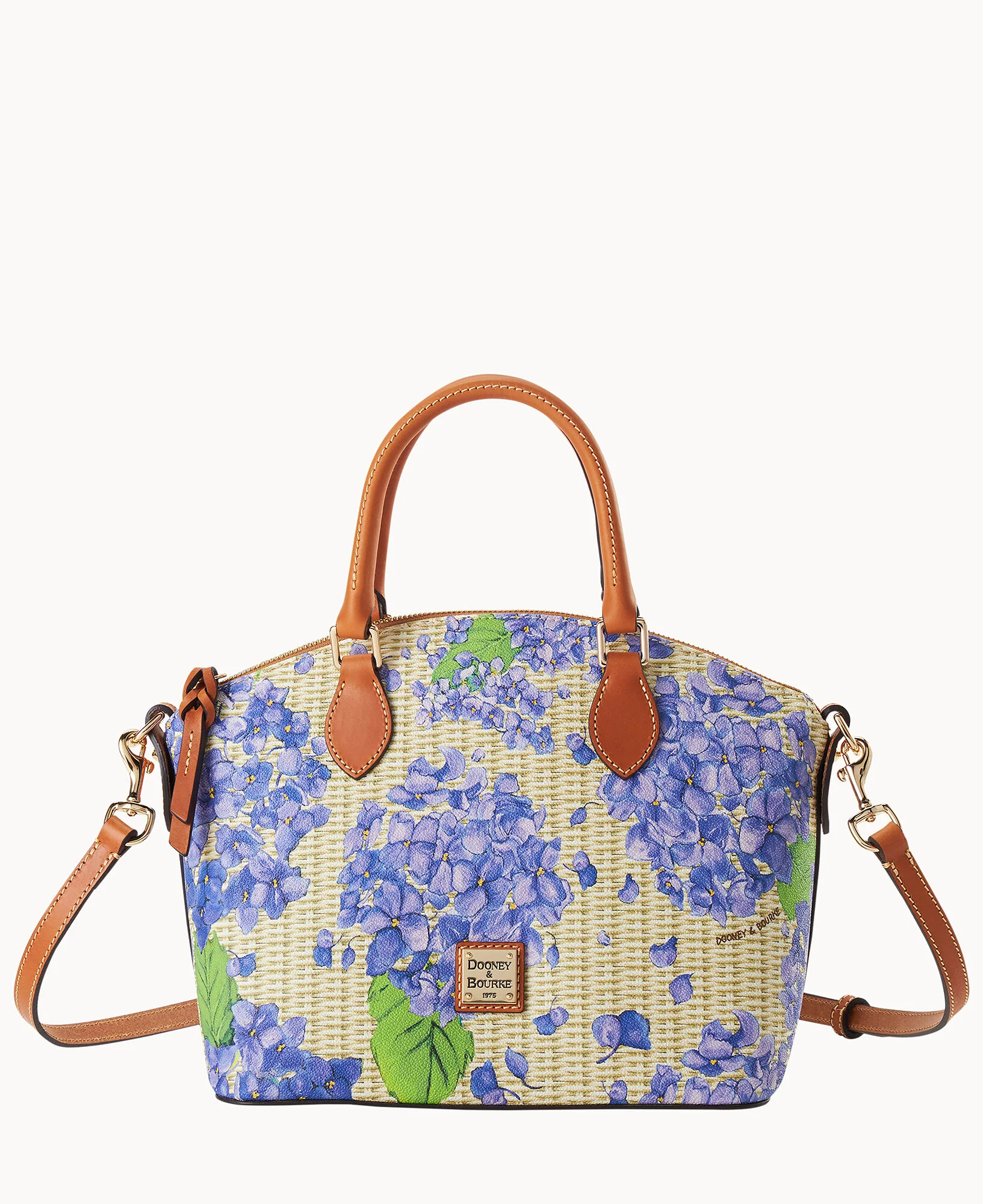 Hydrangea Basketweave Geena Satchel - Image 5