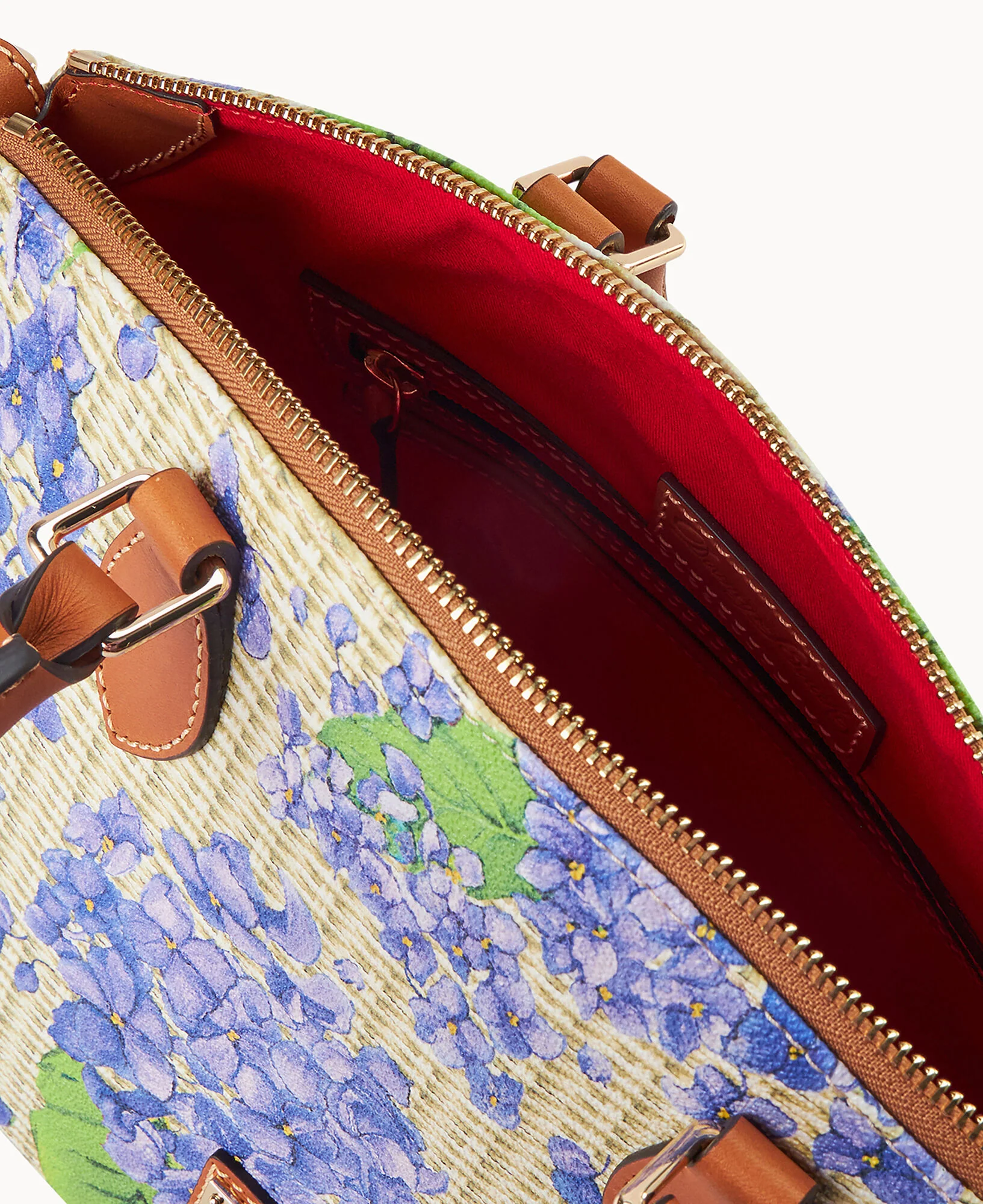 Hydrangea Basketweave Geena Satchel - Image 7