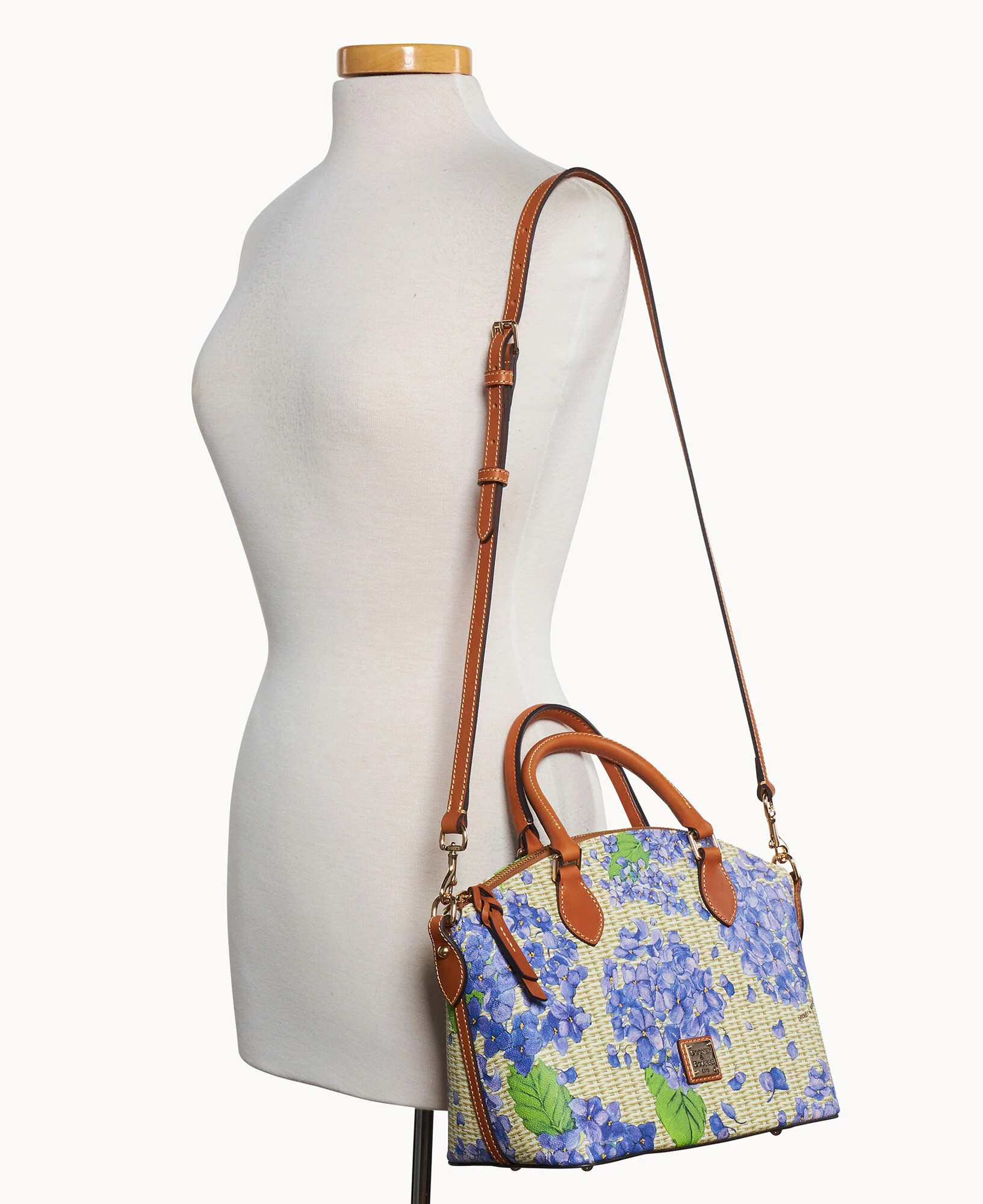 Hydrangea Basketweave Geena Satchel - Image 8