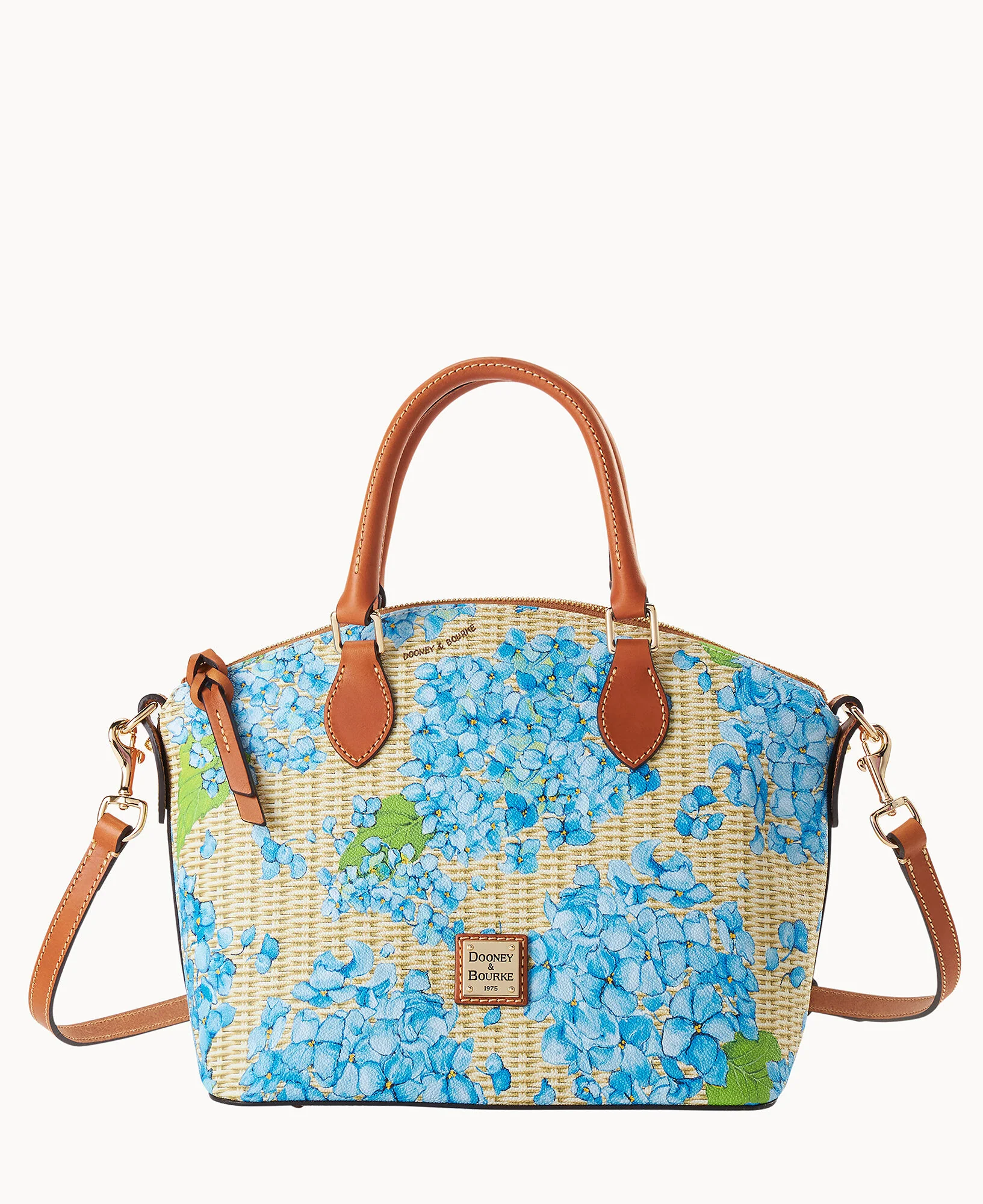 Hydrangea Basketweave Geena Satchel - Image 9