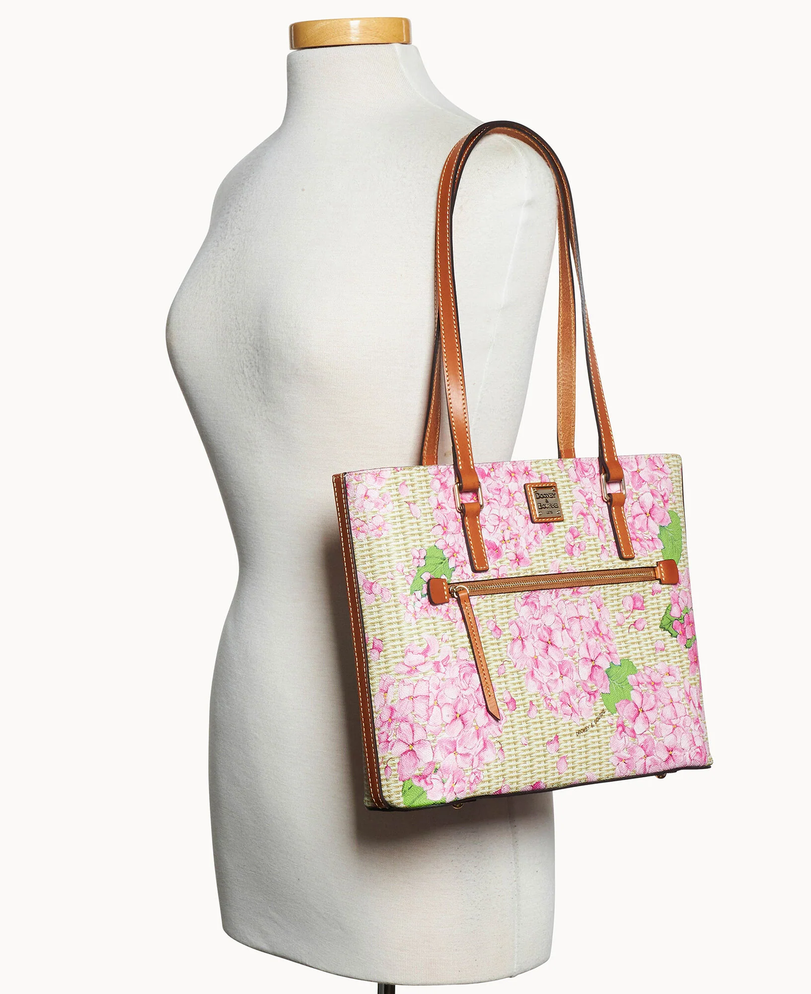 Hydrangea Basketweave Shopper - Image 4