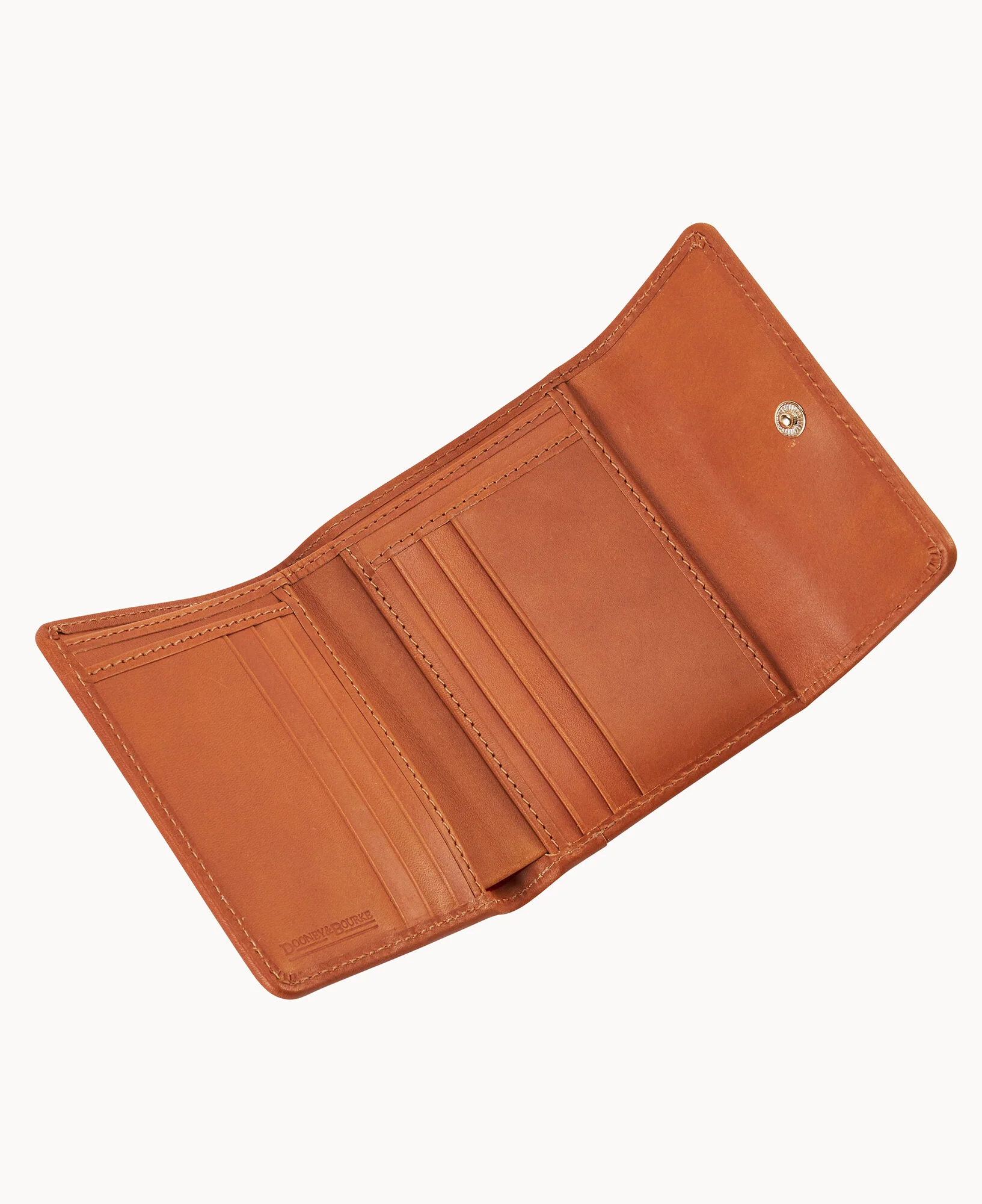 Hydrangea Basketweave Small Flap Wallet - Image 3