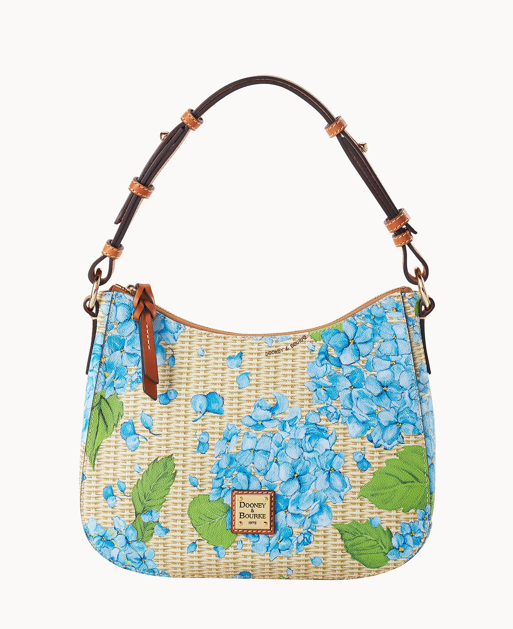 Hydrangea Basketweave Small Kiley Hobo - Image 11