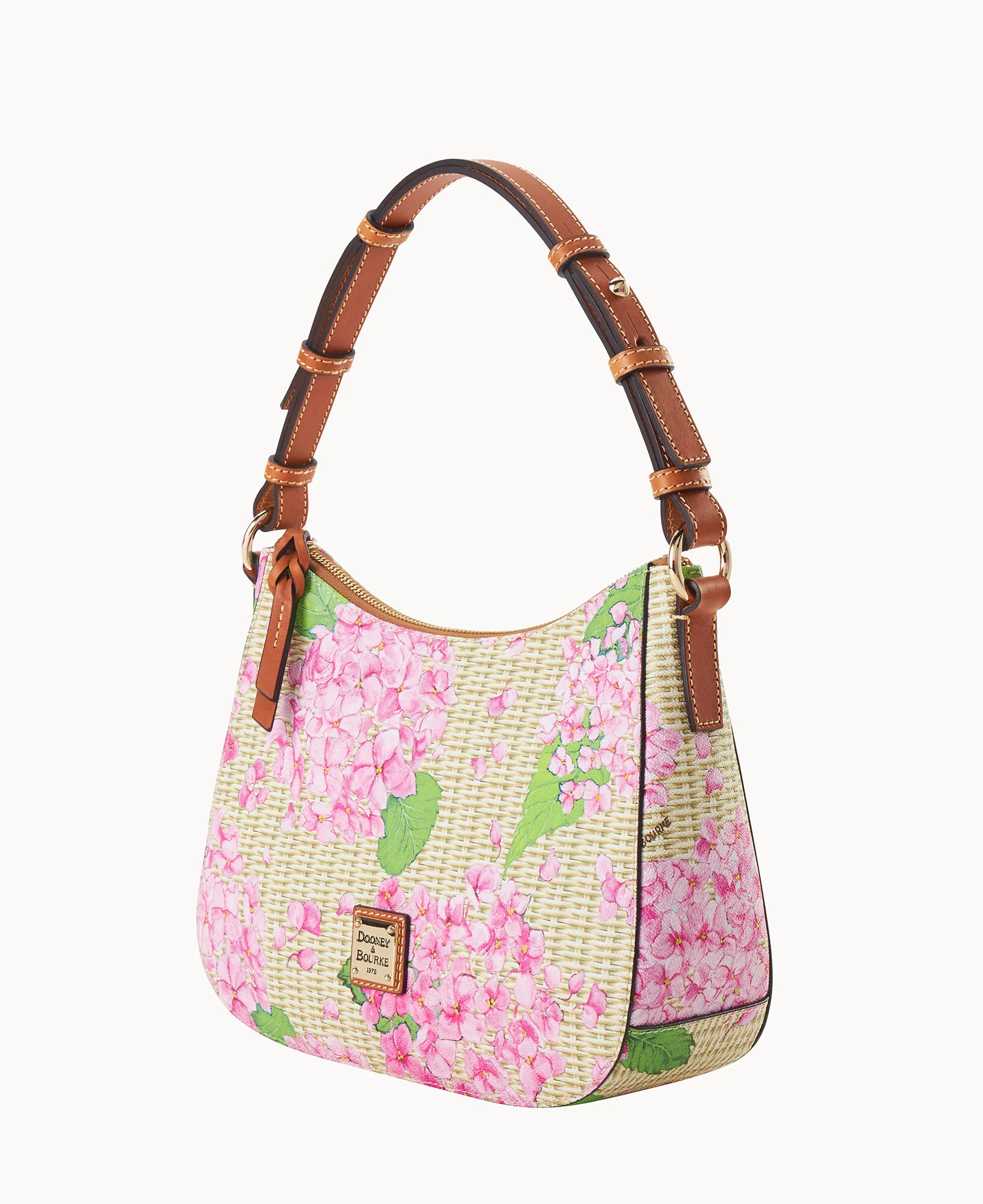 Hydrangea Basketweave Small Kiley Hobo - Image 2
