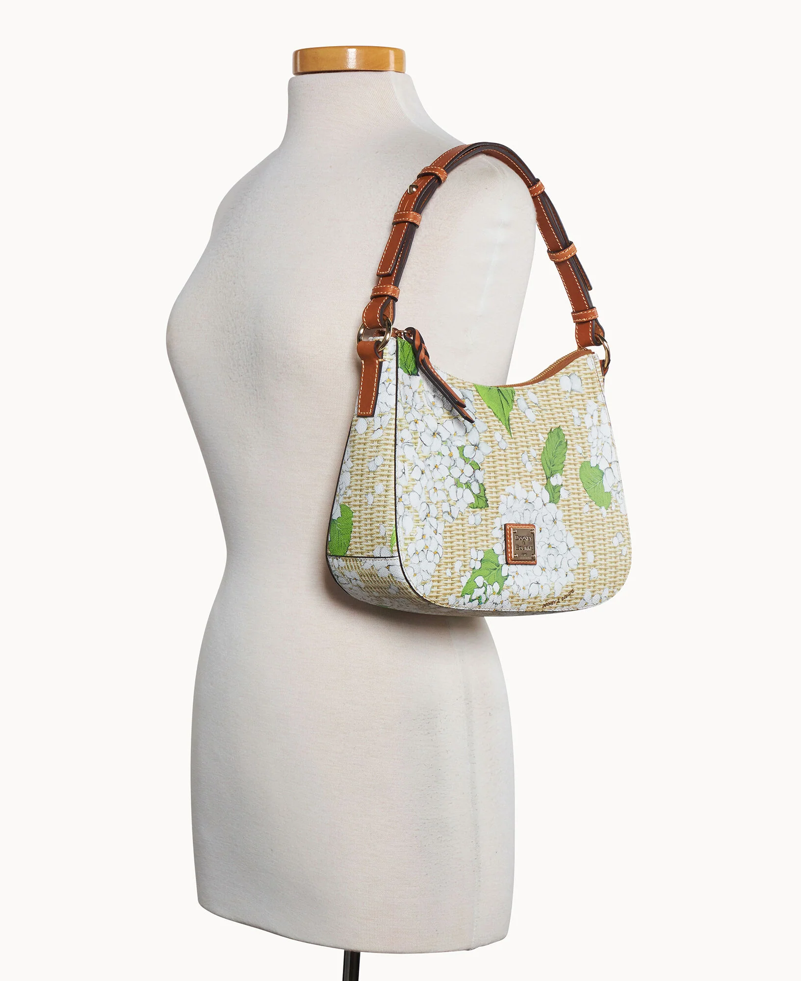Hydrangea Basketweave Small Kiley Hobo - Image 20