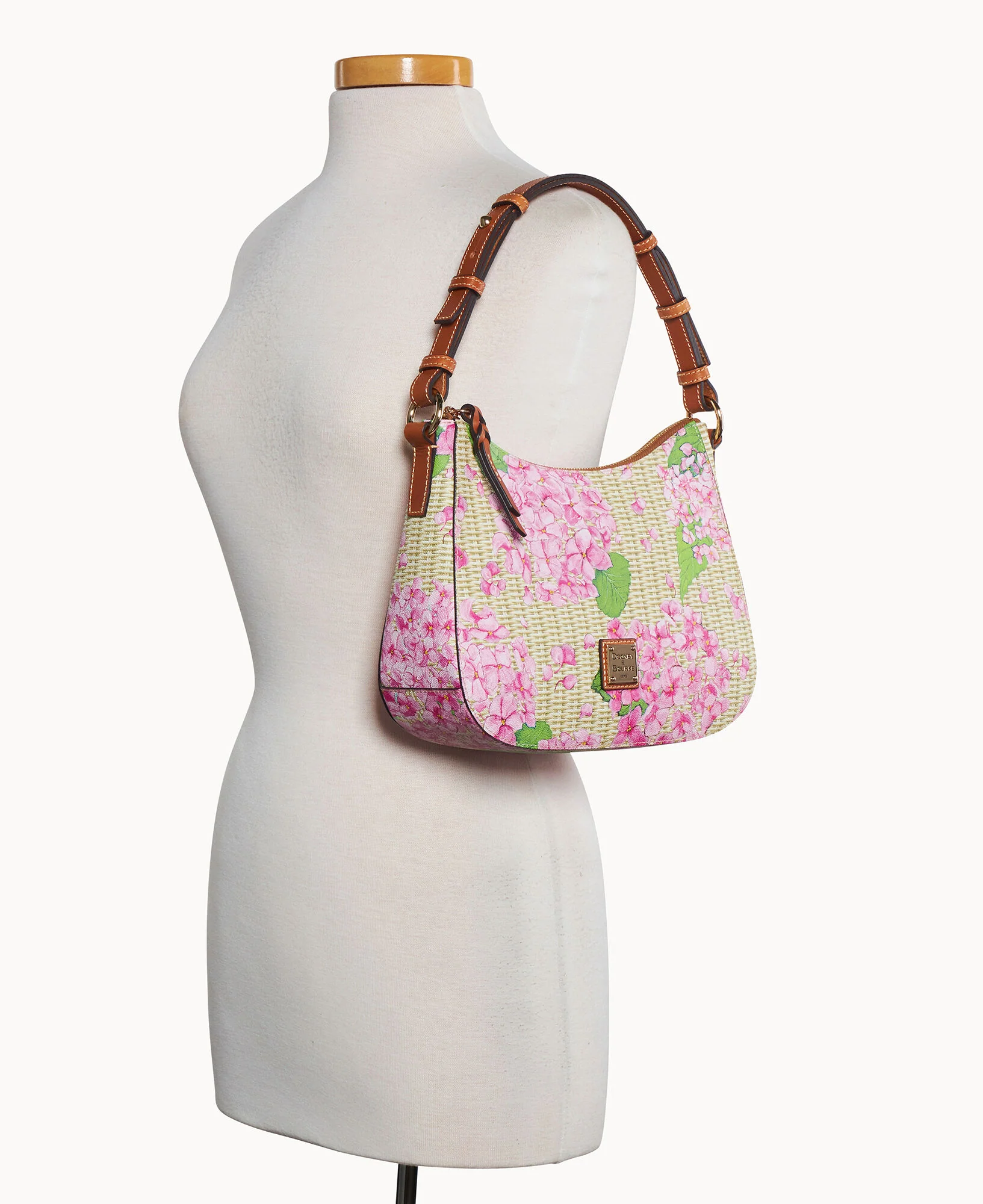 Hydrangea Basketweave Small Kiley Hobo - Image 5
