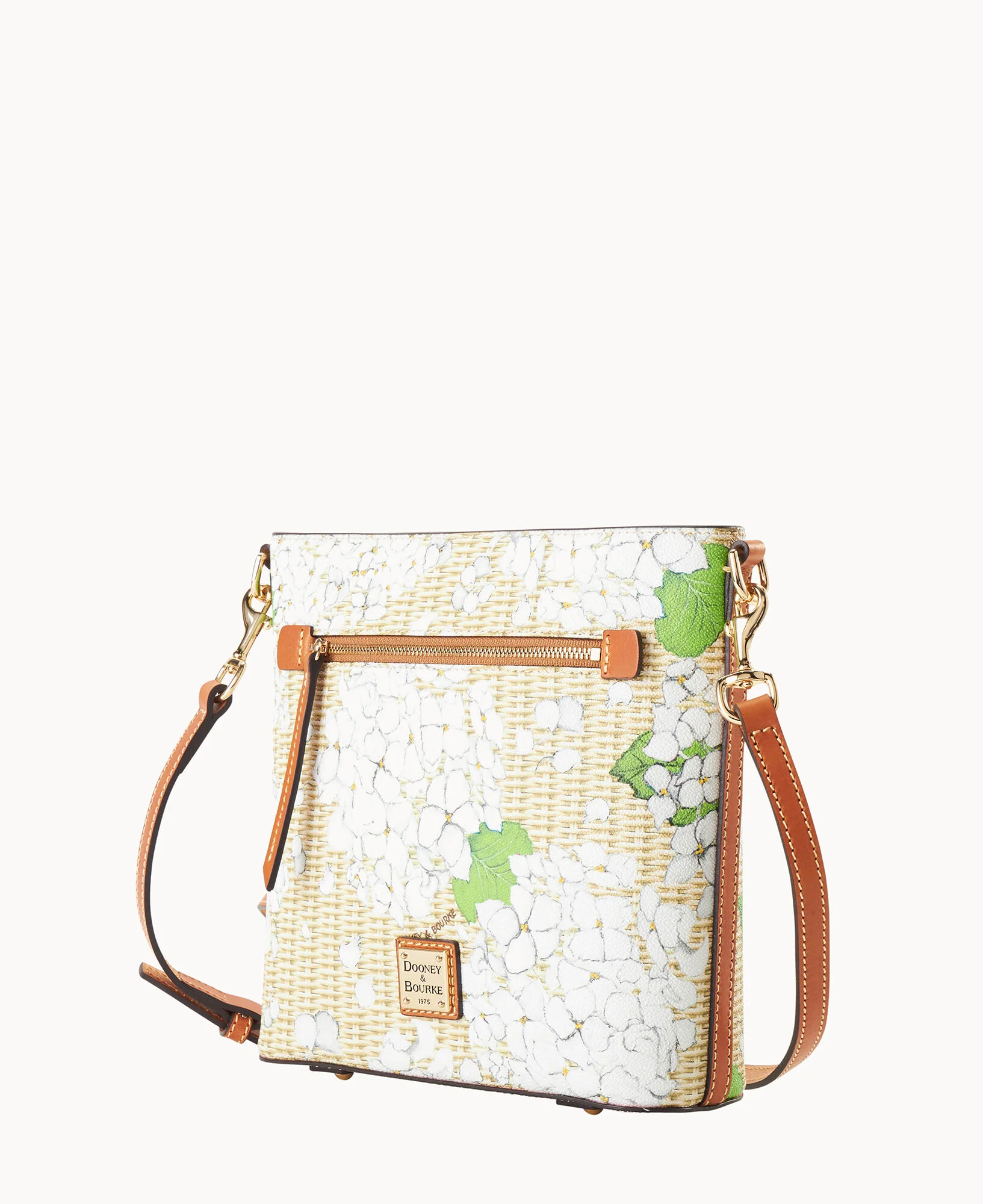 Hydrangea Basketweave Zip Crossbody - Image 14