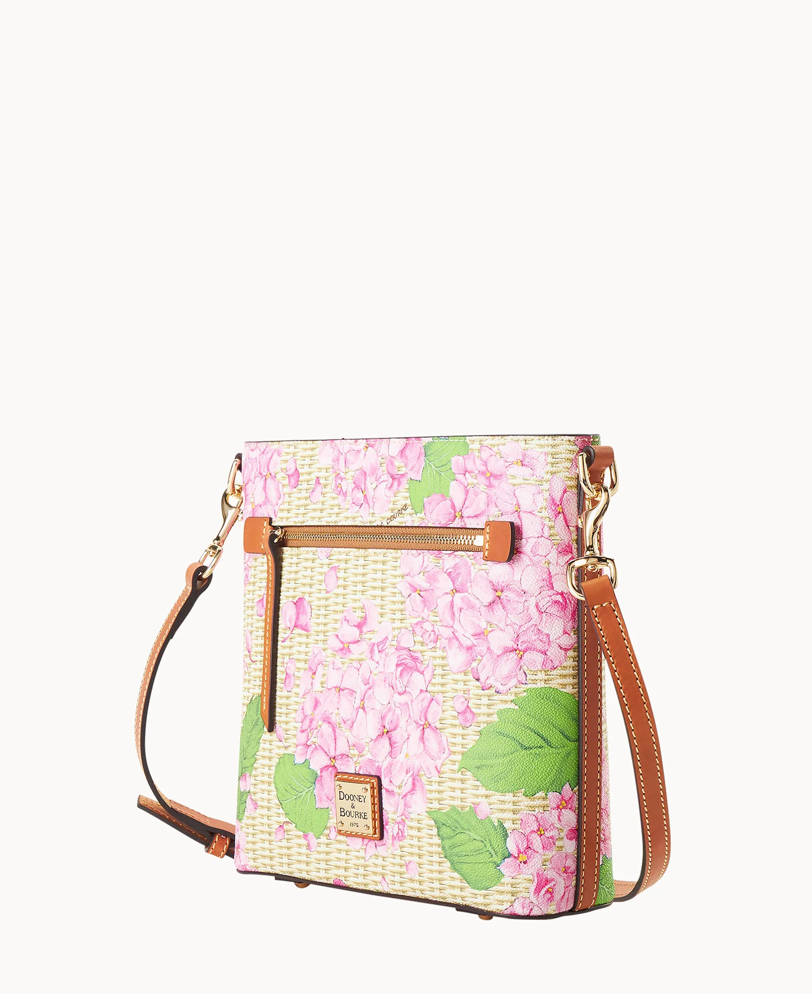 Hydrangea Basketweave Zip Crossbody - Image 2