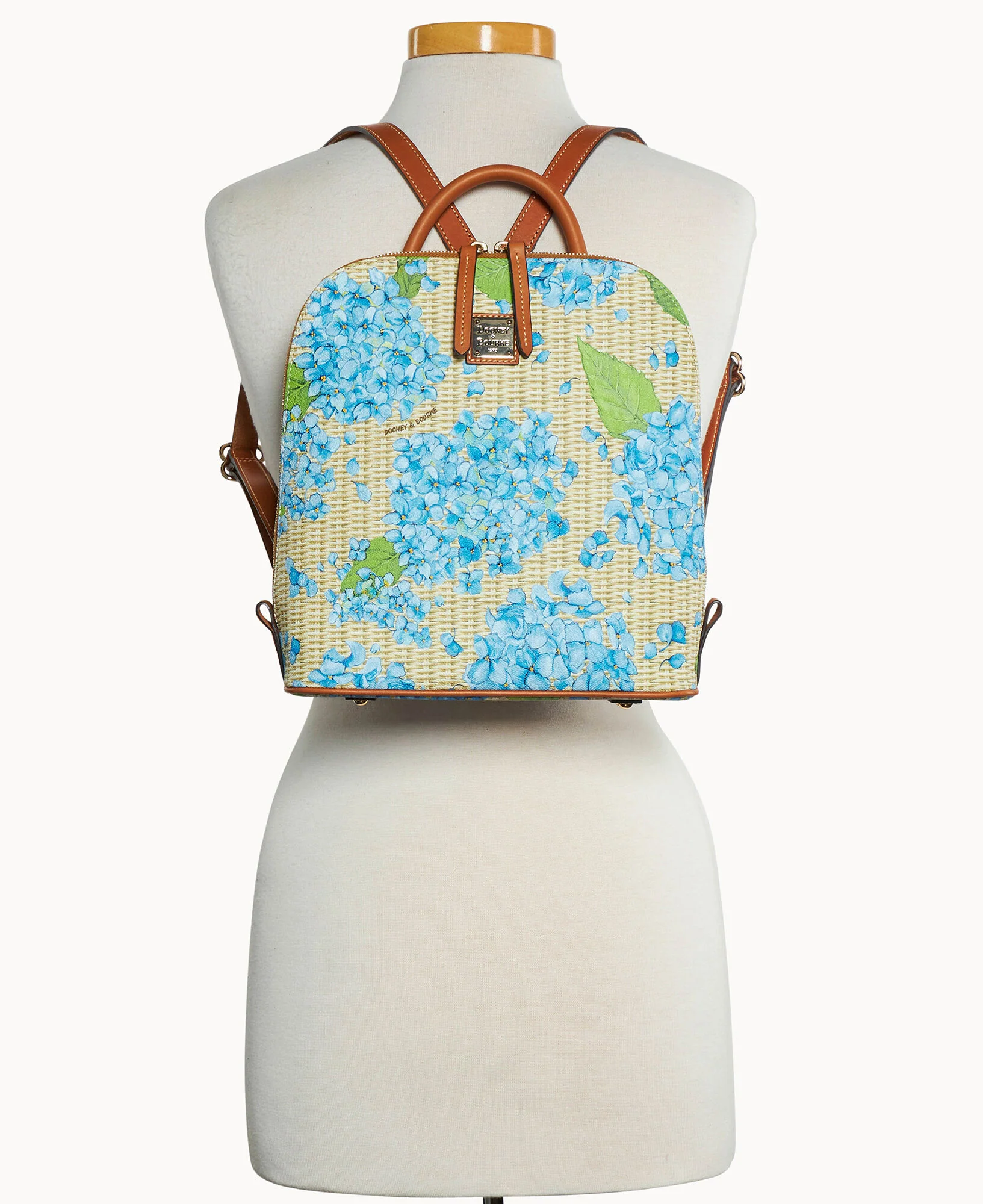 Hydrangea Basketweave Zip Pod Backpack - Image 12