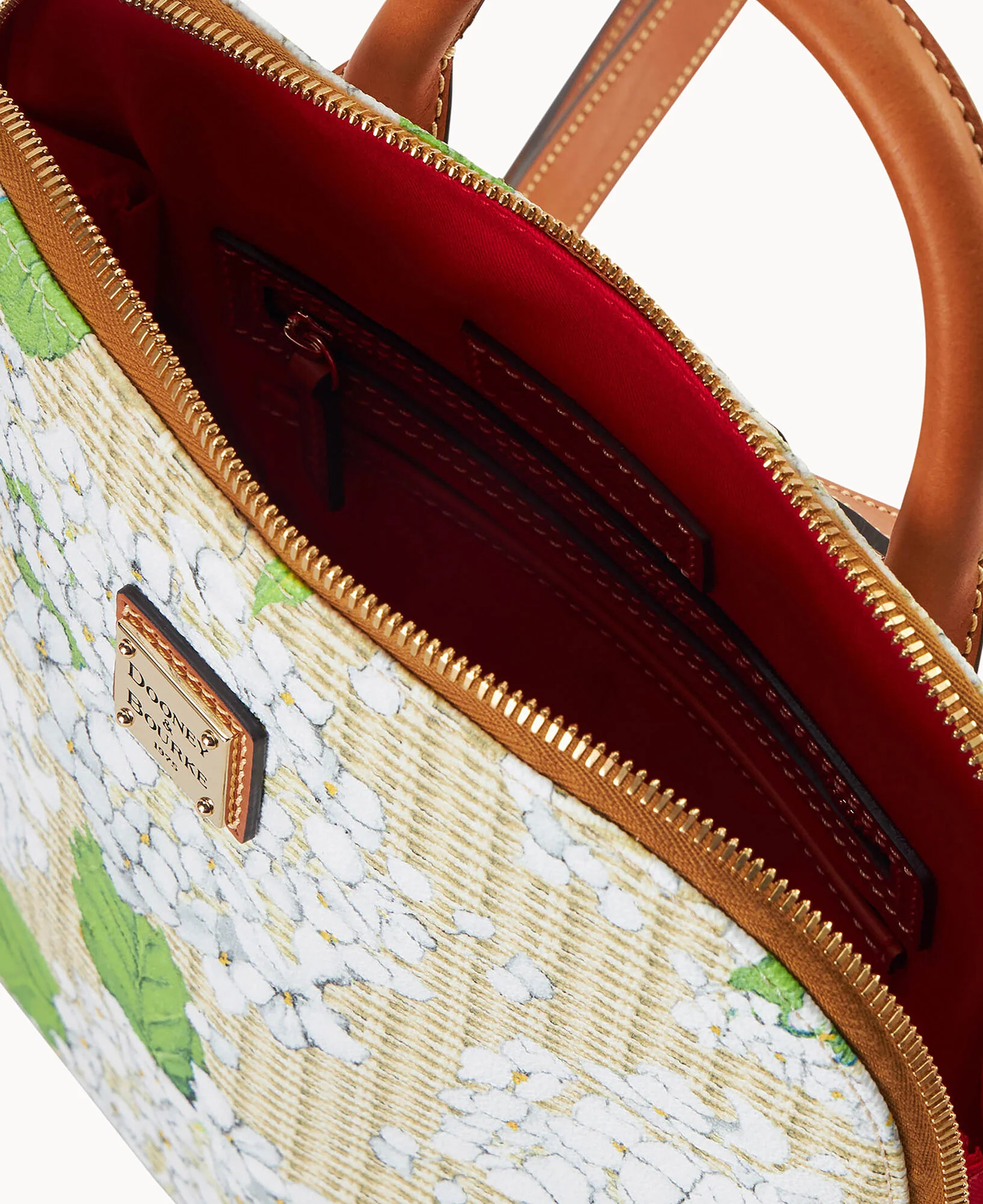 Hydrangea Basketweave Zip Pod Backpack - Image 15