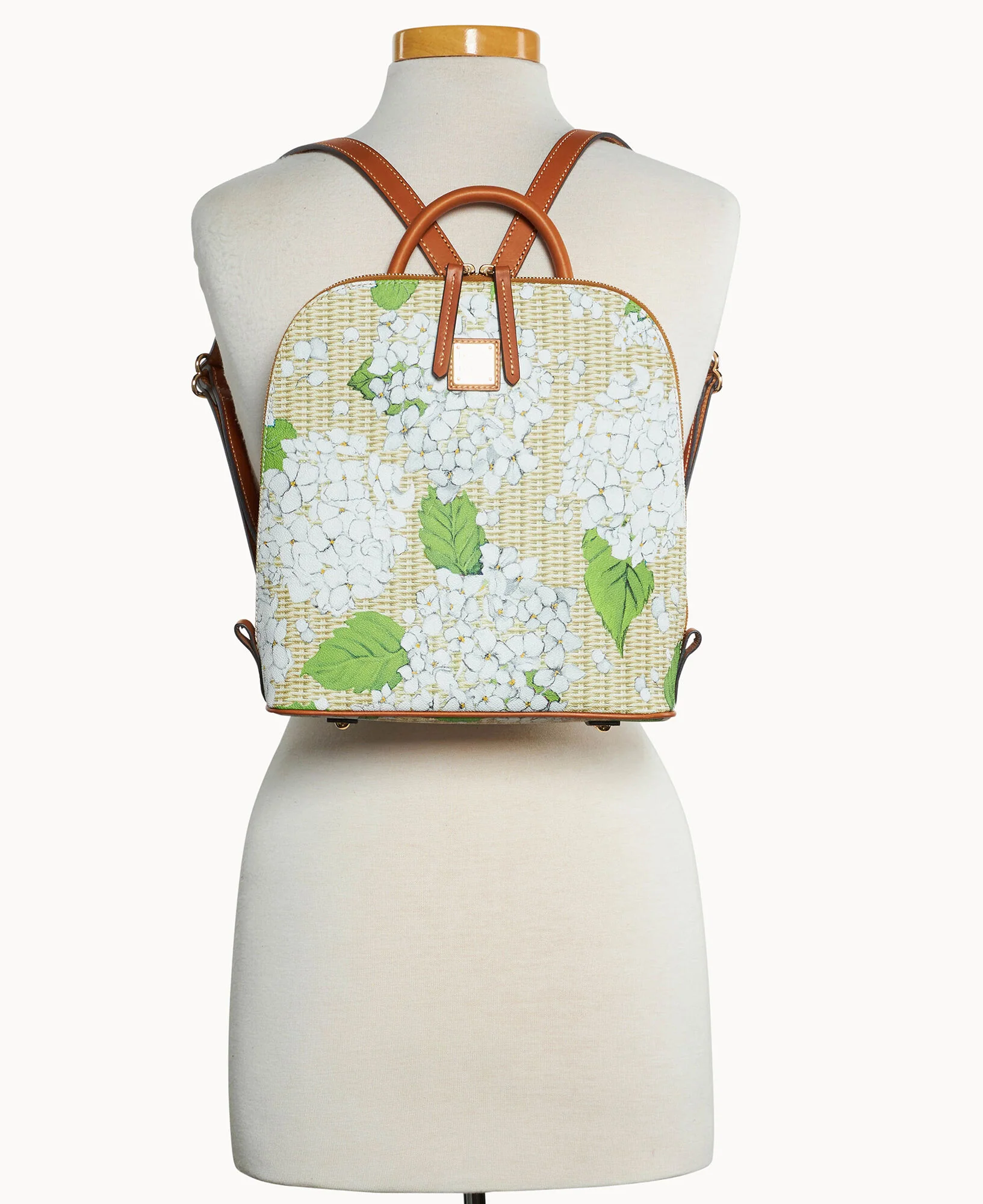 Hydrangea Basketweave Zip Pod Backpack - Image 16