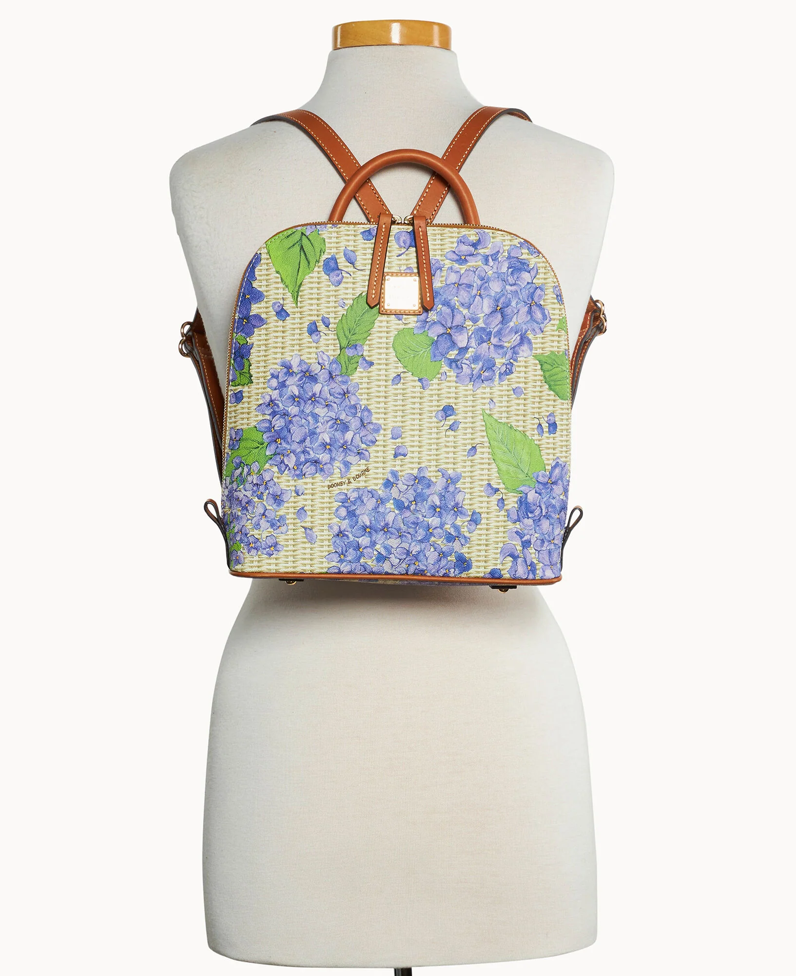Hydrangea Basketweave Zip Pod Backpack - Image 8