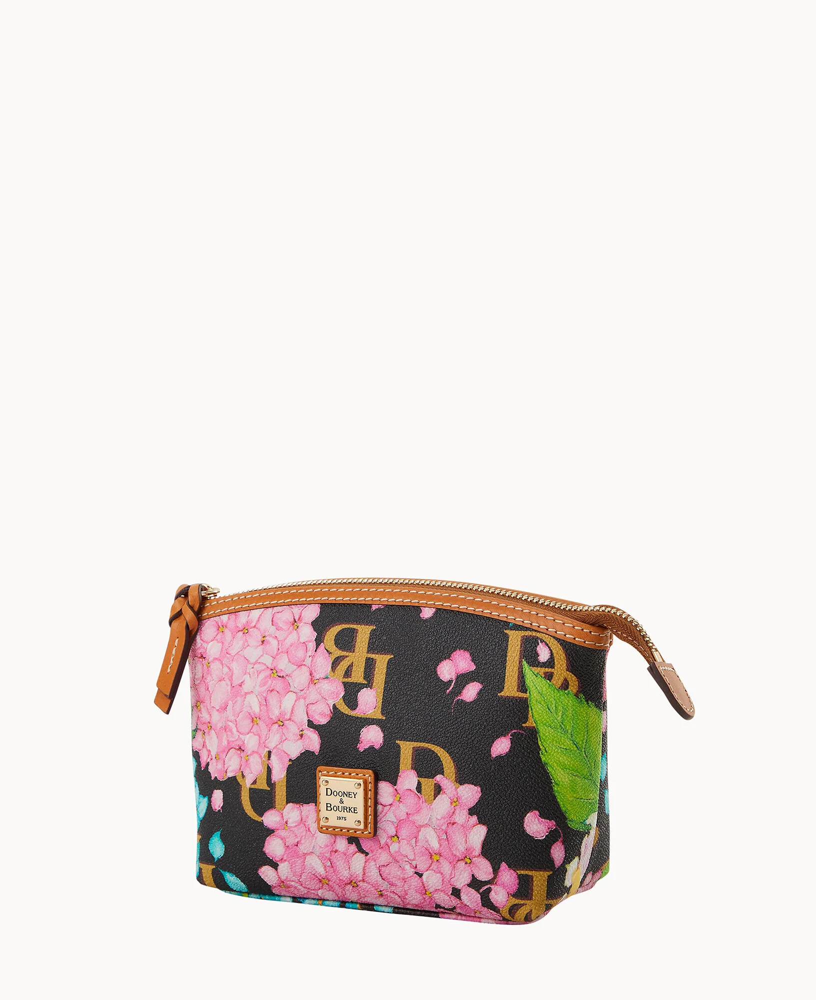 Hydrangea Monogram Cosmetic Case - Image 2