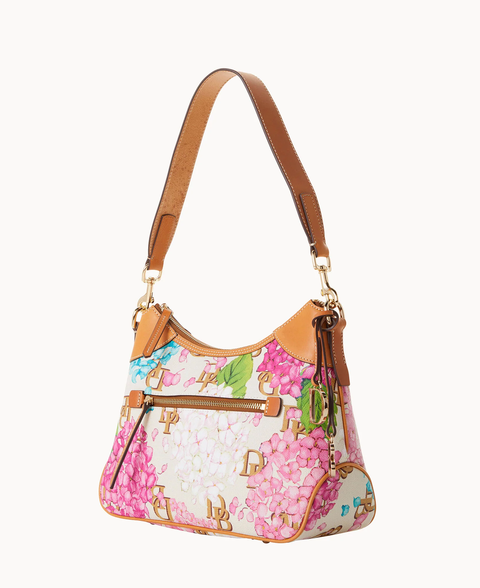 Hydrangea Monogram Hobo - Image 2