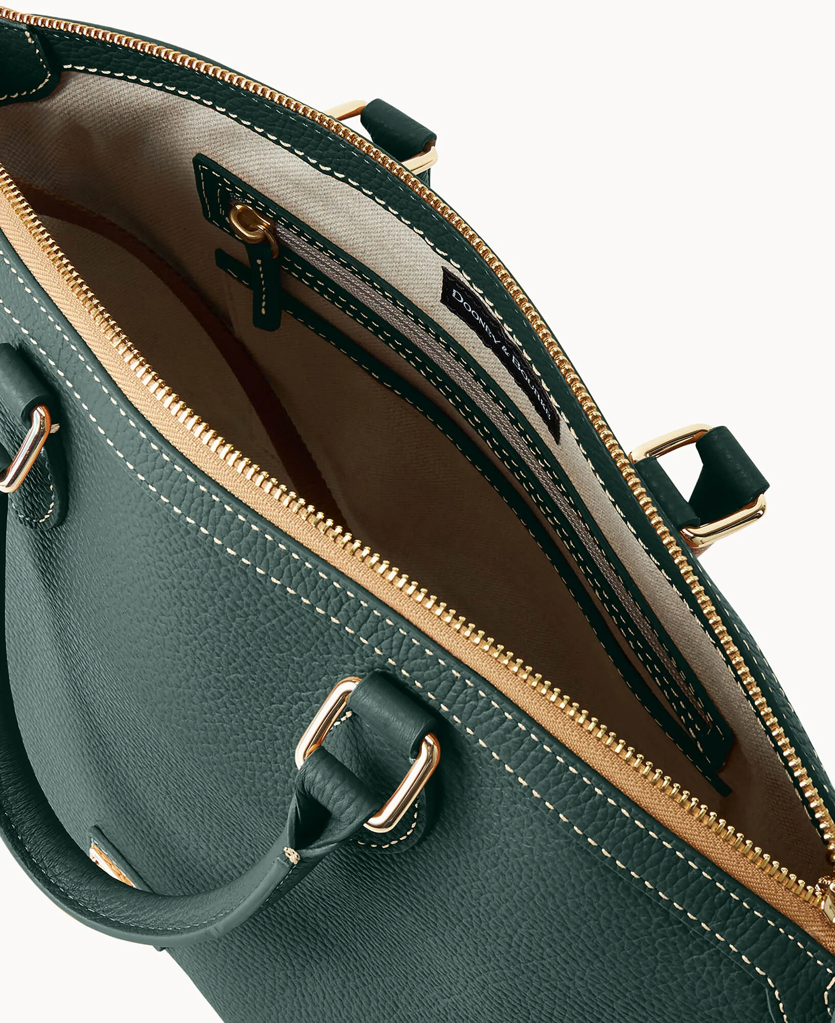 Lucca Leather Domed Satchel - Image 23