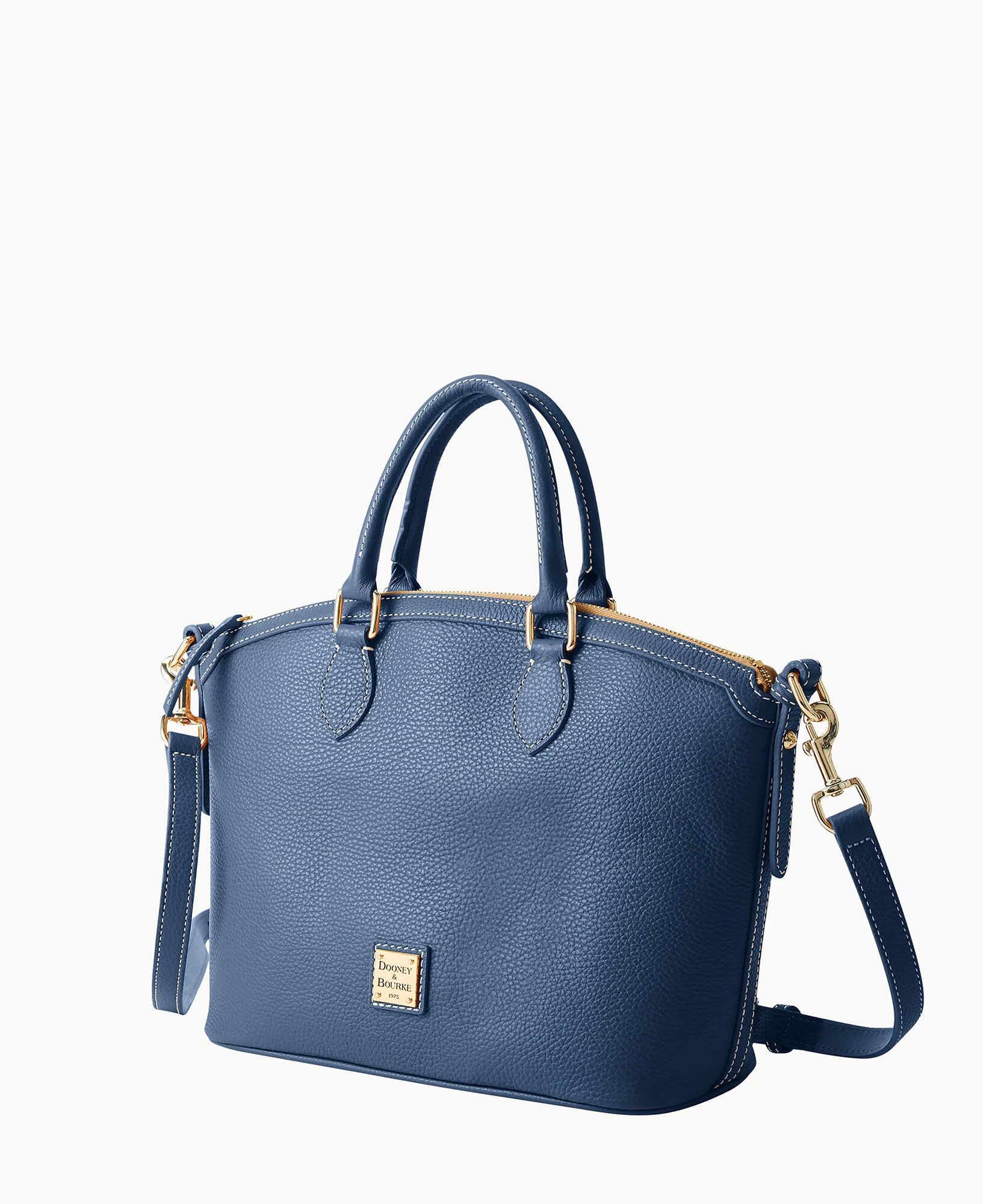 Lucca Leather Domed Satchel - Image 26