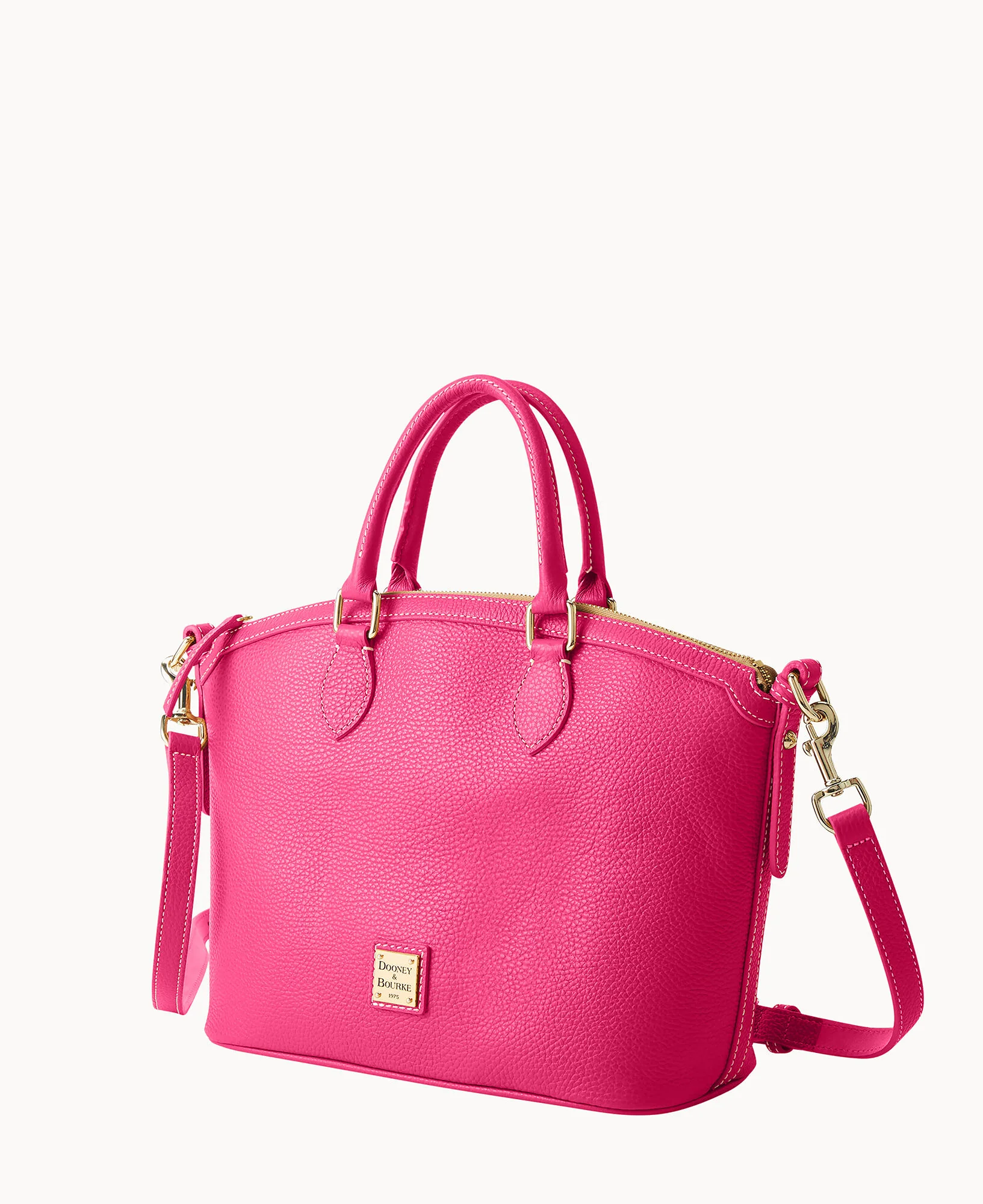 Lucca Leather Domed Satchel - Image 34