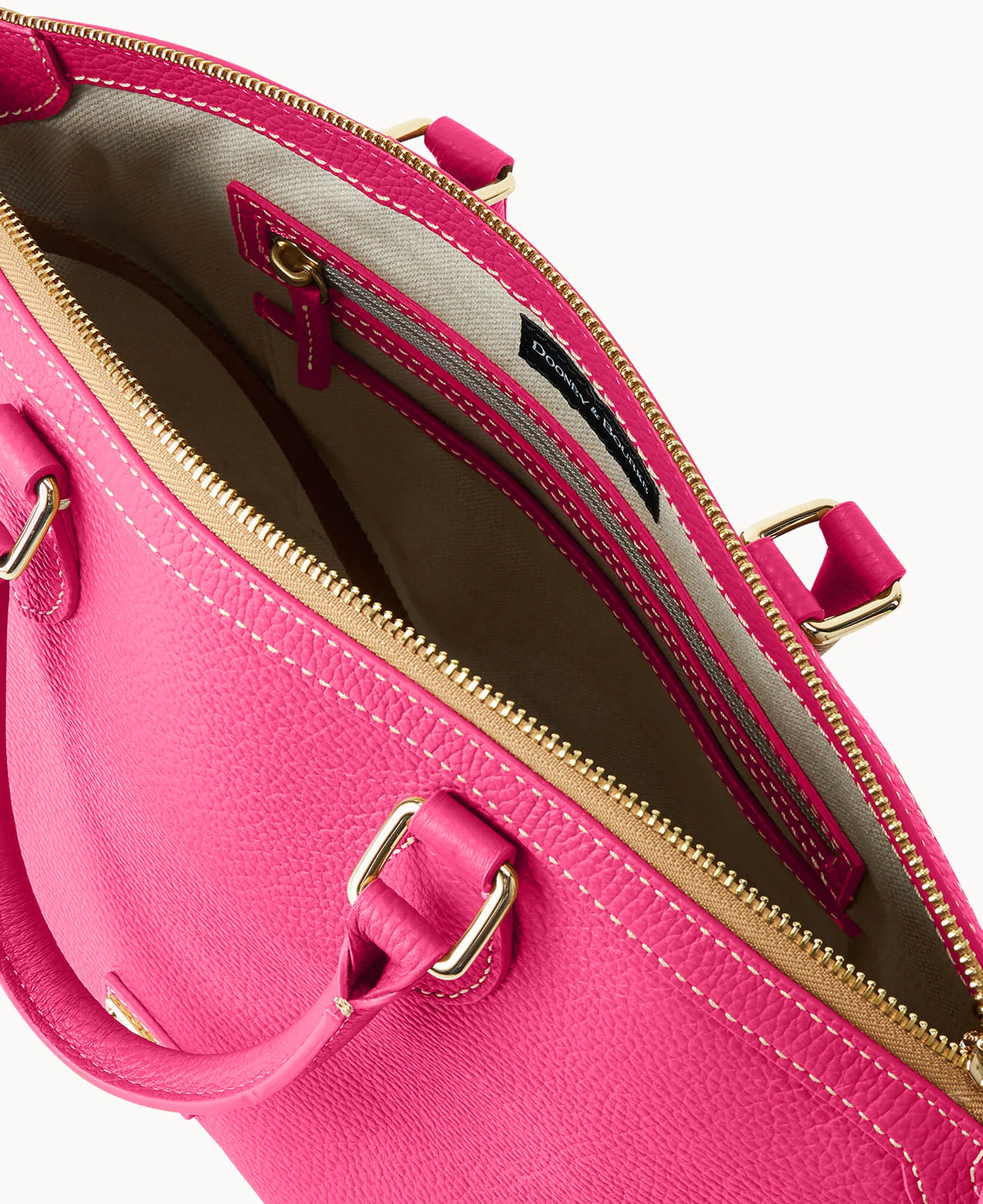Lucca Leather Domed Satchel - Image 35