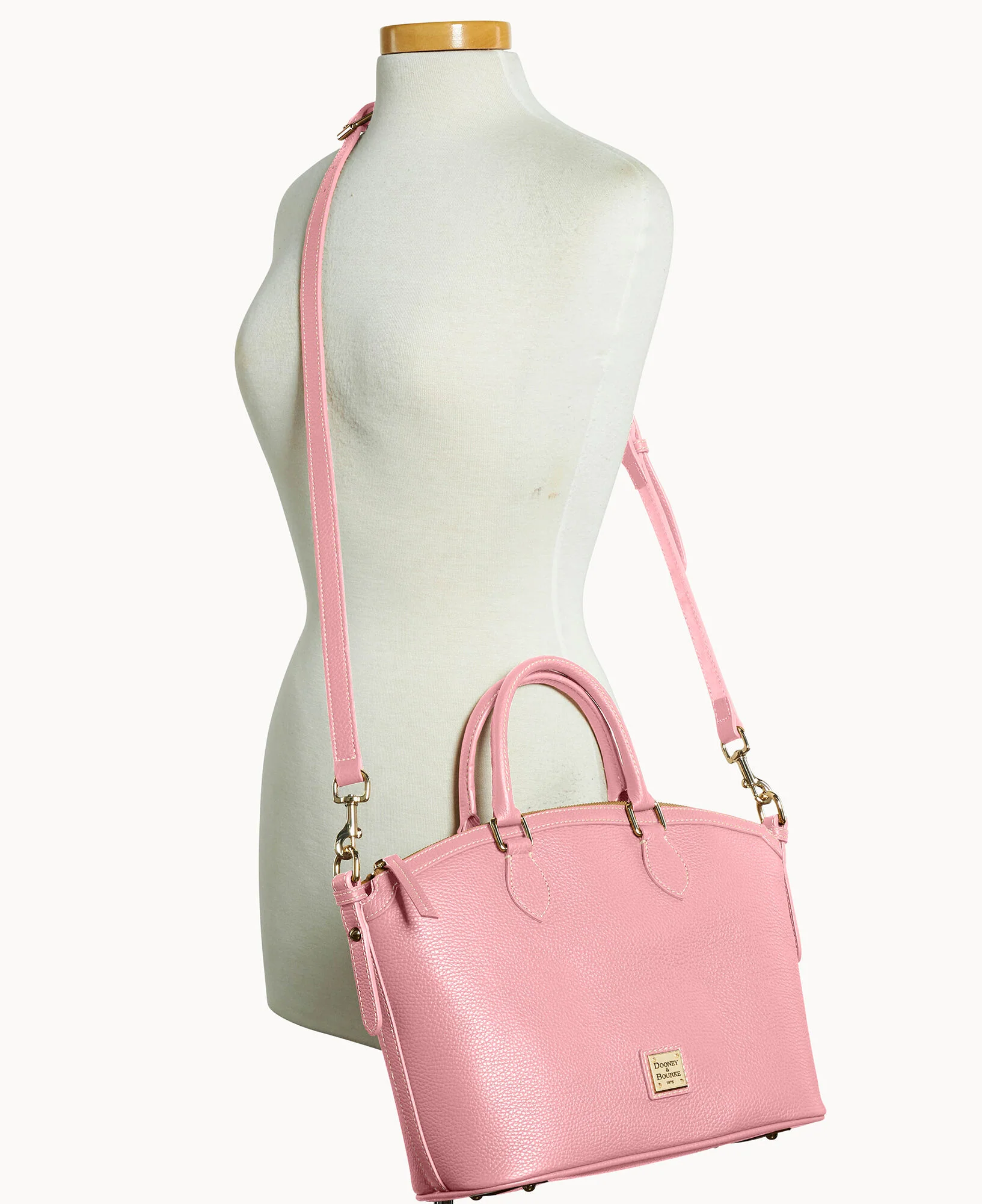 Lucca Leather Domed Satchel - Image 44