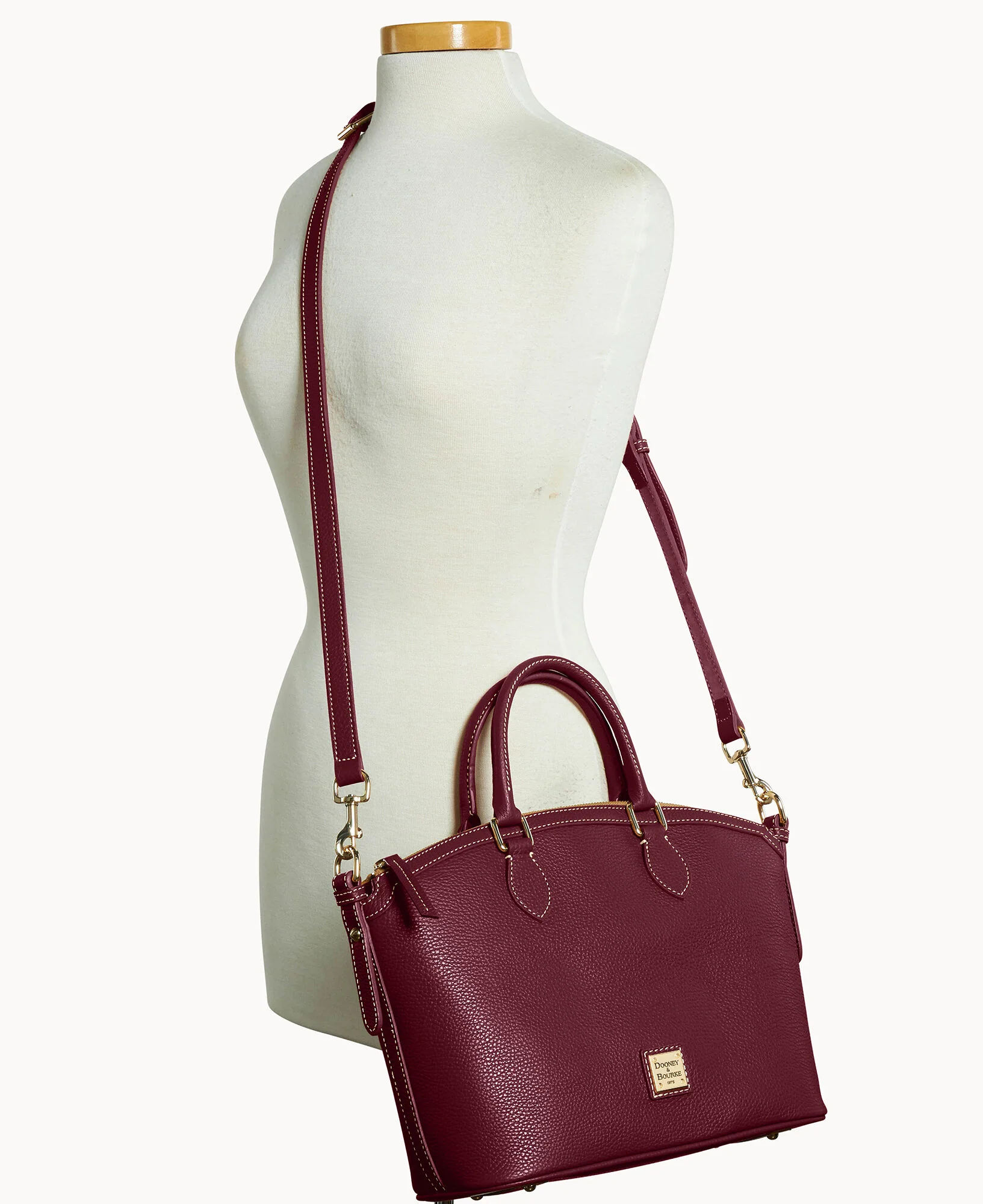 Lucca Leather Domed Satchel - Image 48
