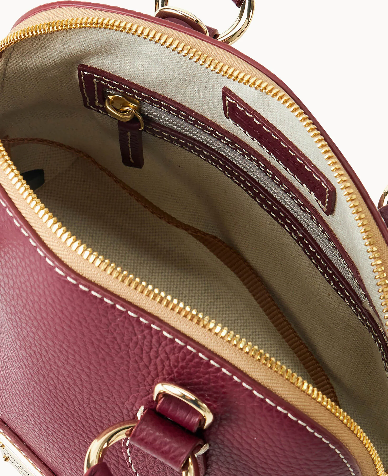 Lucca Leather Small Satchel - Image 11