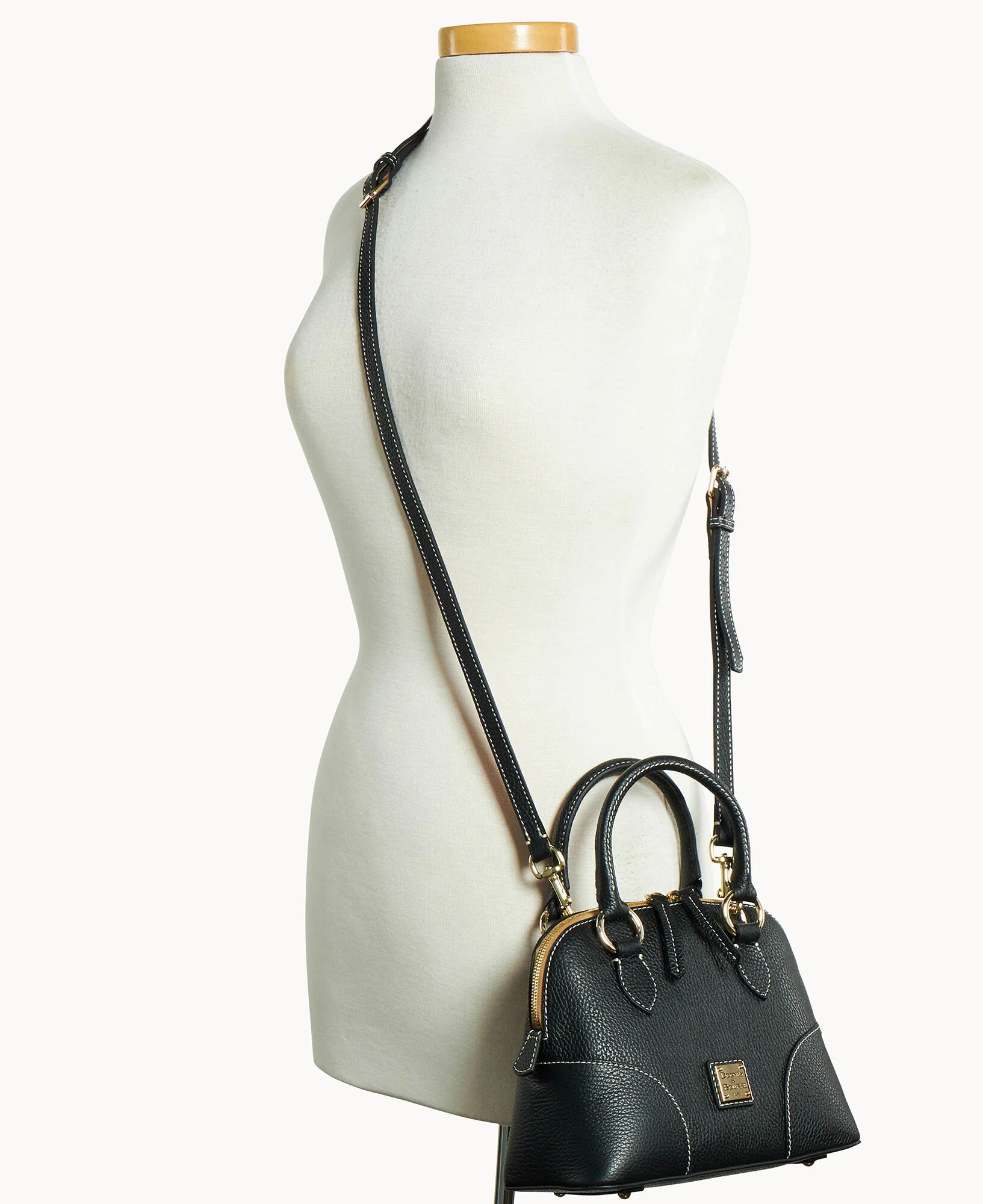Lucca Leather Small Satchel - Image 4