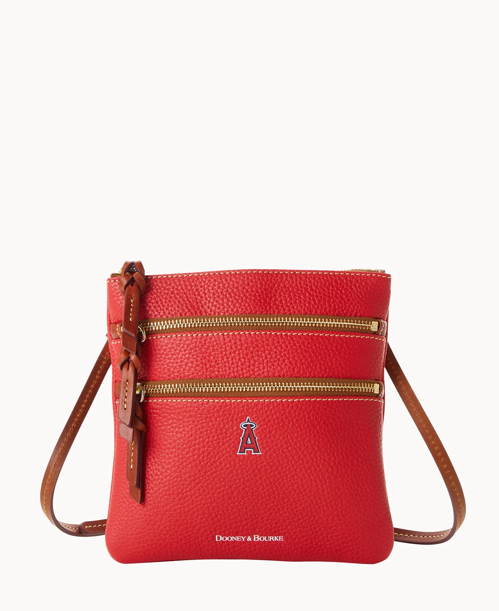 MLB Angels North South Triple Zip Crossbody