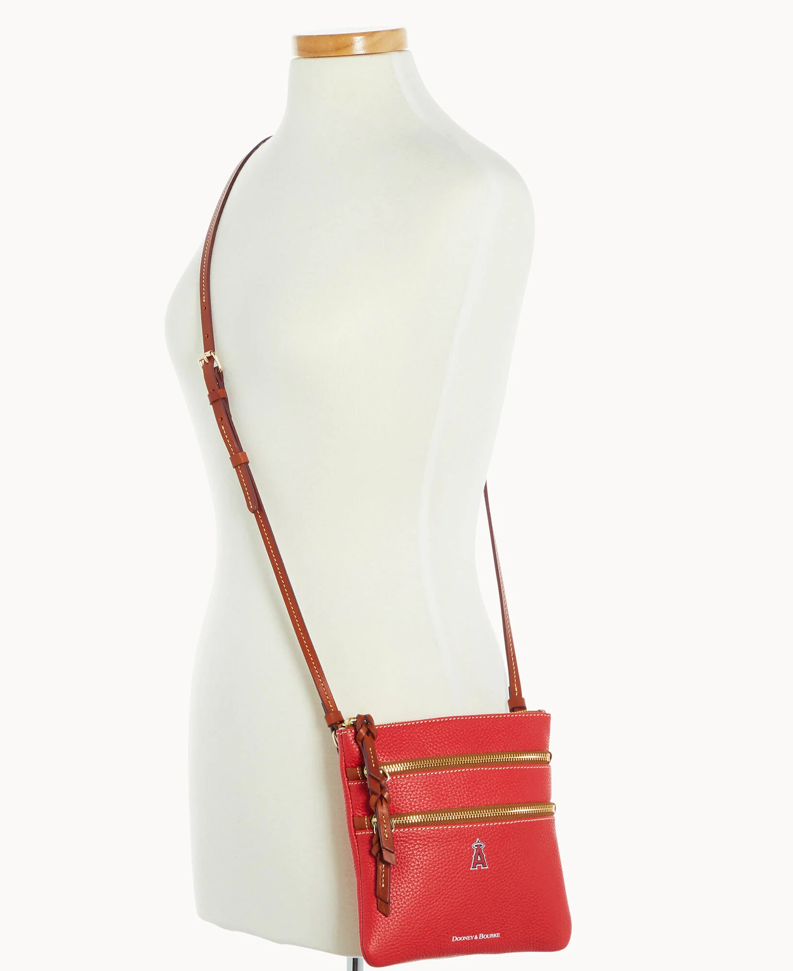 MLB Angels North South Triple Zip Crossbody - Image 4
