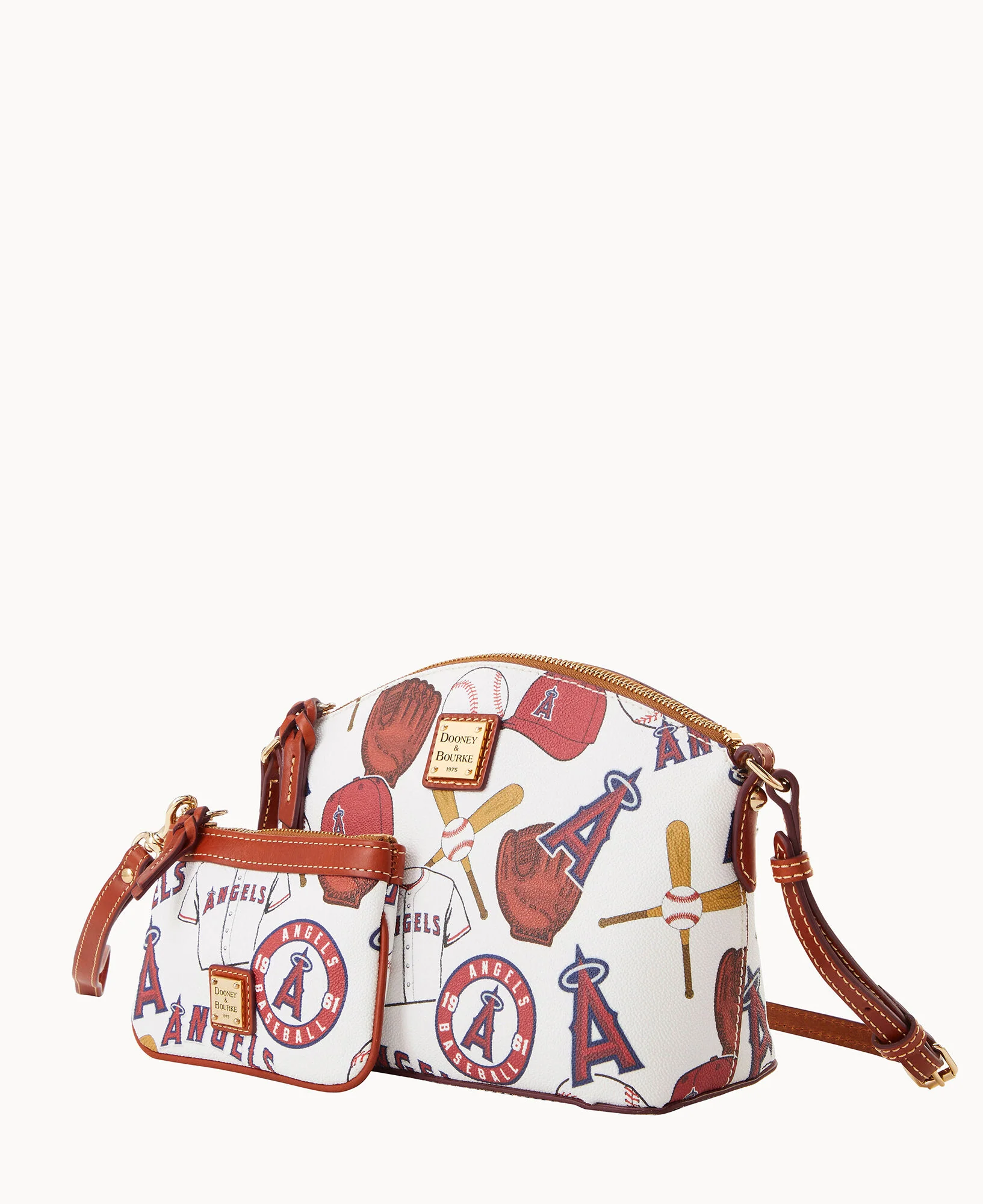 MLB Angels Suki Crossbody Med Wristlet - Image 2