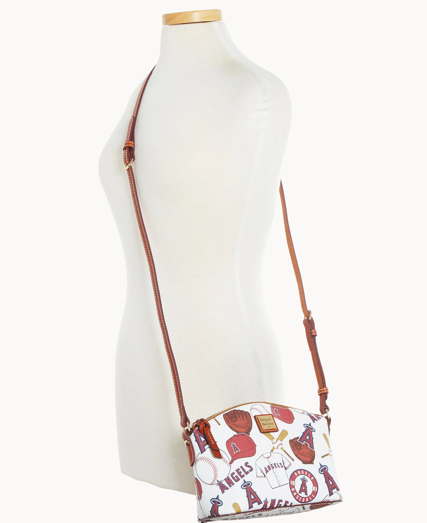 MLB Angels Suki Crossbody Med Wristlet - Image 4