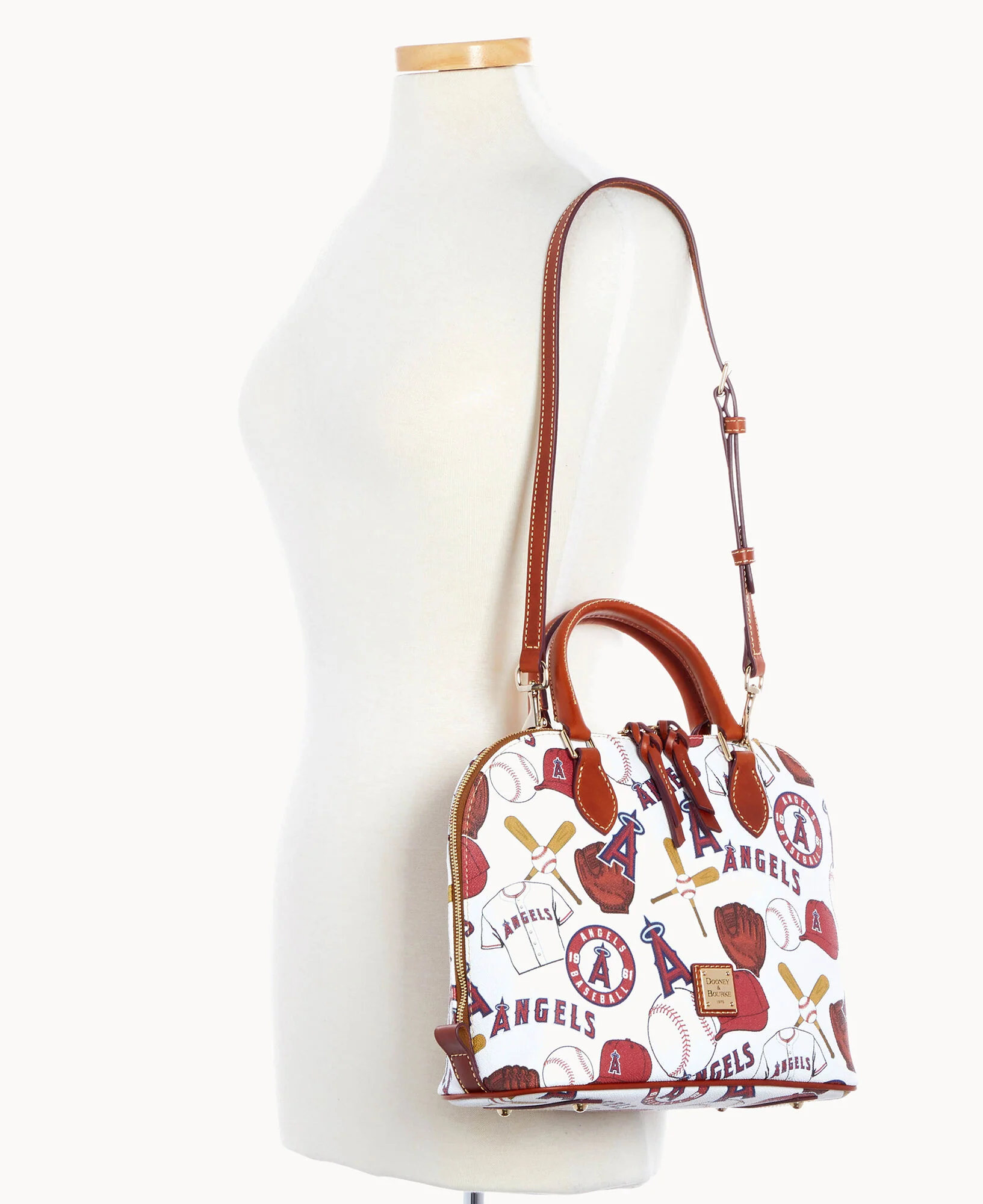 MLB Angels Zip Zip Satchel - Image 4