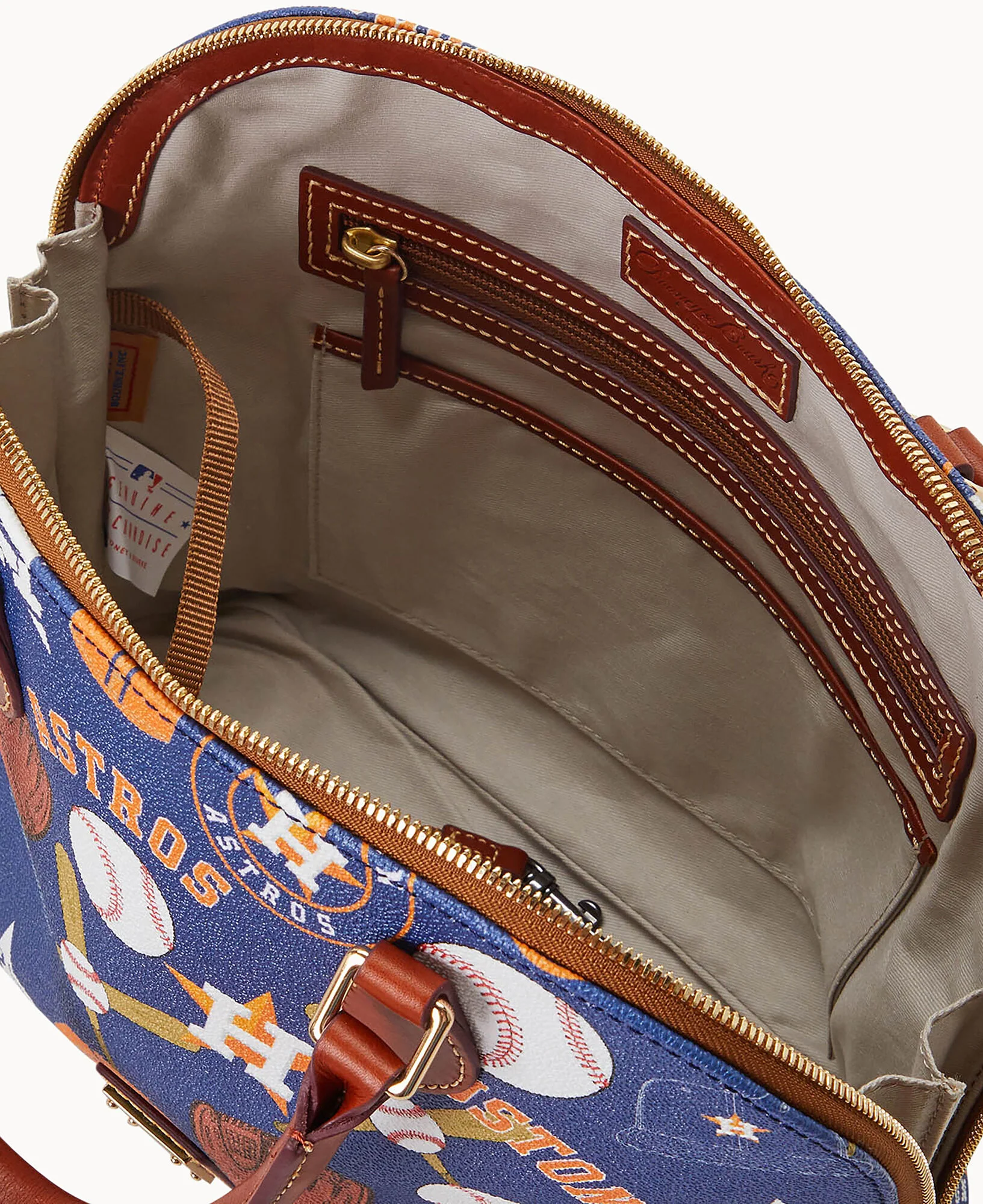 MLB Astros Zip Zip Satchel - Image 4